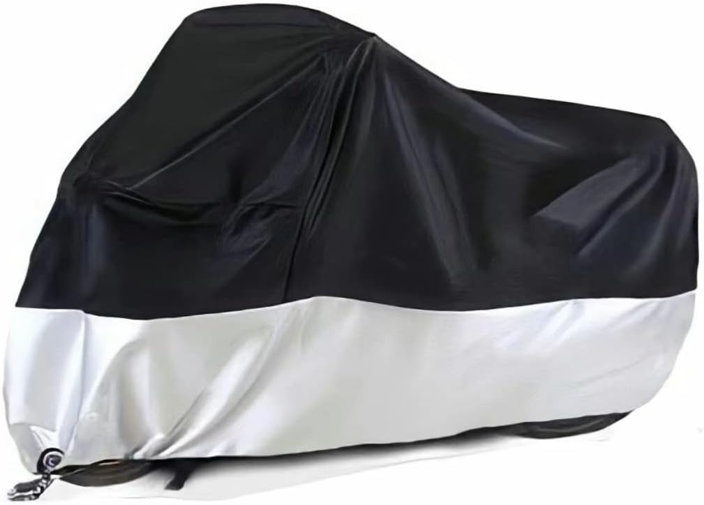 Motorcycle Covers, Outdoor Waterproof Motorbike Covers with Lock-Holes & Storage...