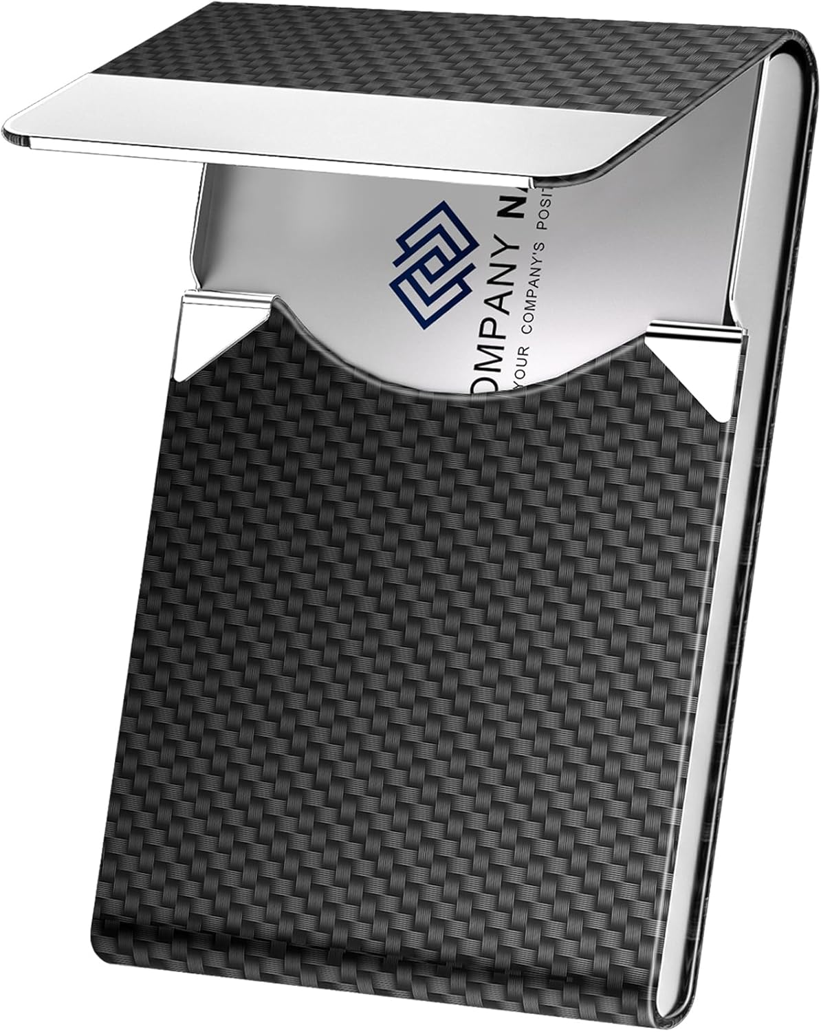 DMFLY Business Card Holder, Metal Business Card Case Pocket, Card Holder for Wom...