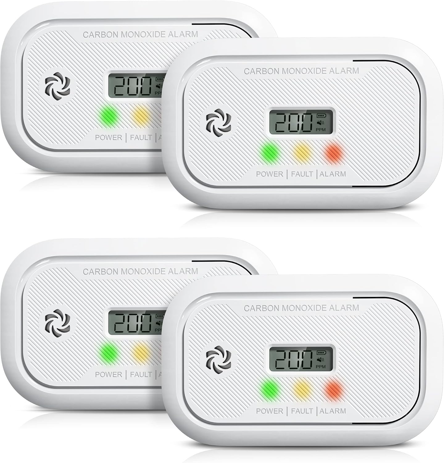 Ecoey Carbon Monoxide Detectors with Digital LCD Display, Carbon Monoxide Alarm...