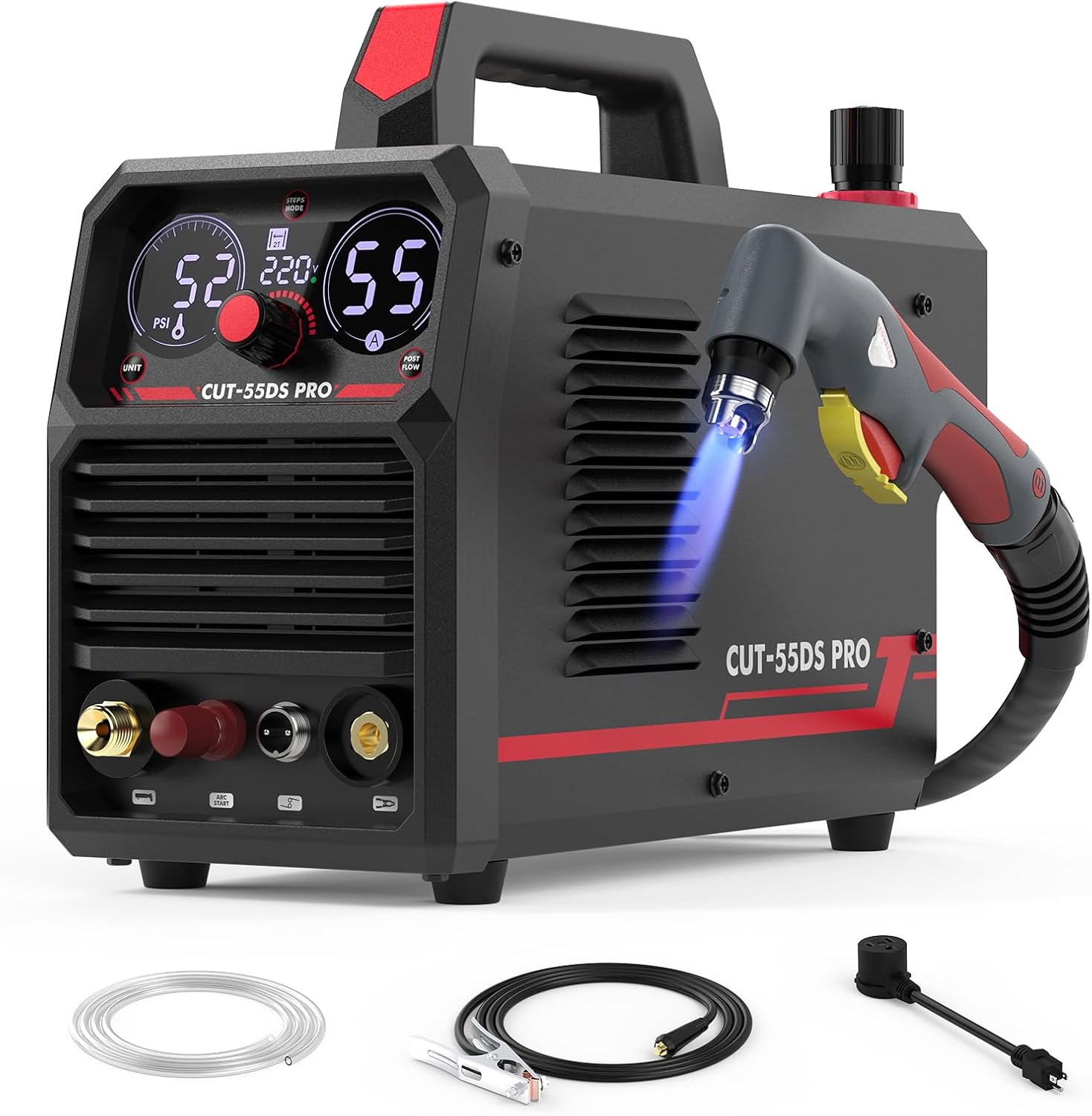 YESWELDER 55 Amp Plasma Cutter Non-High Frequency, Large LED Digital Display Non...