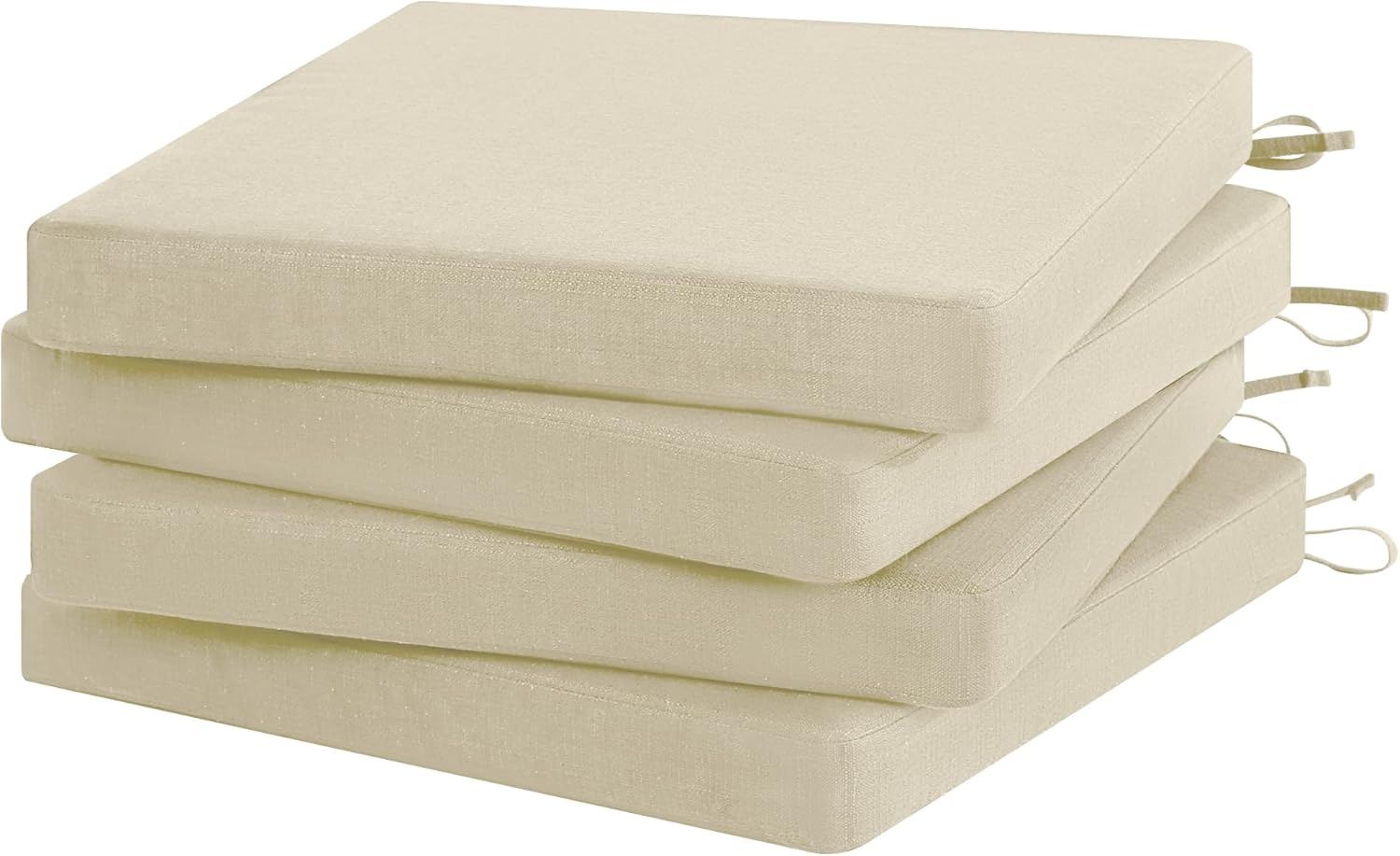Favoyard Outdoor Chair Cushion Set of 4 Rainproof & Color Fade Resistant 17 x 16...