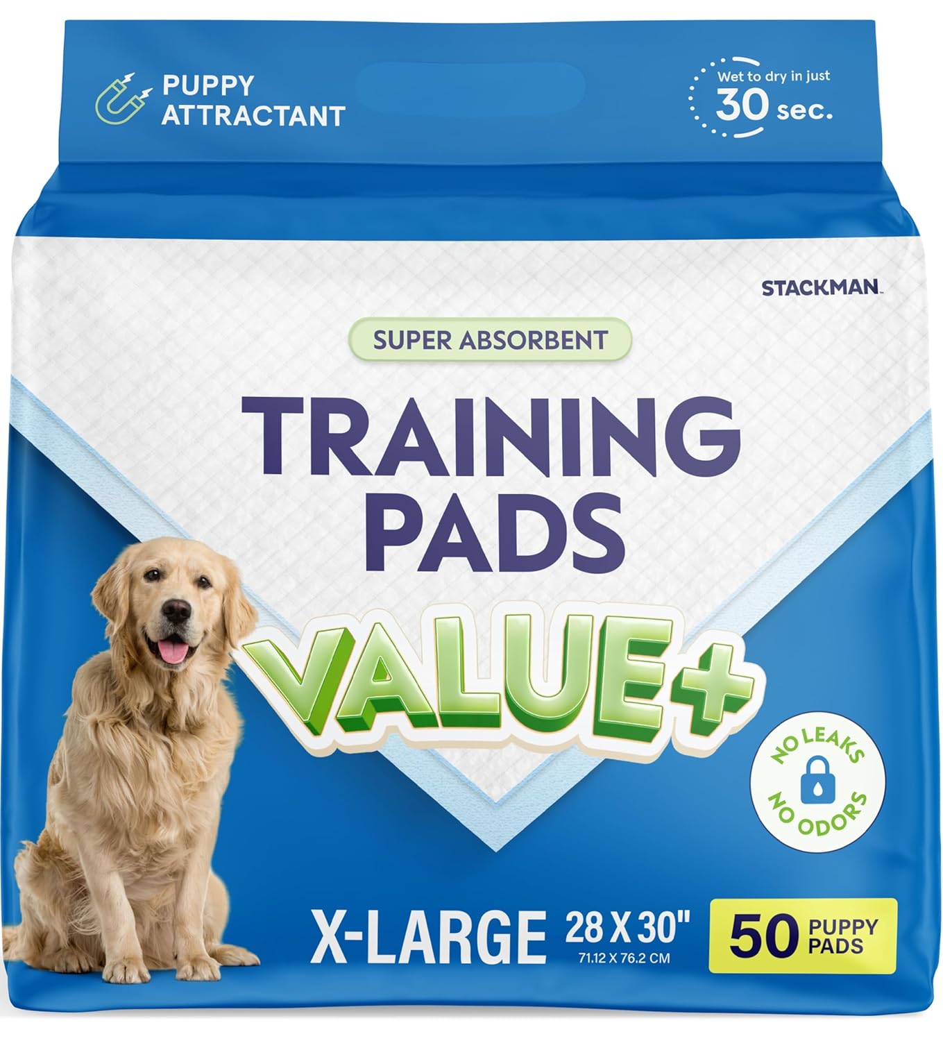 Dog Pads Large Pet Pee Pads for Dogs & Puppy Training 28" x 30" Potty Pads for D...