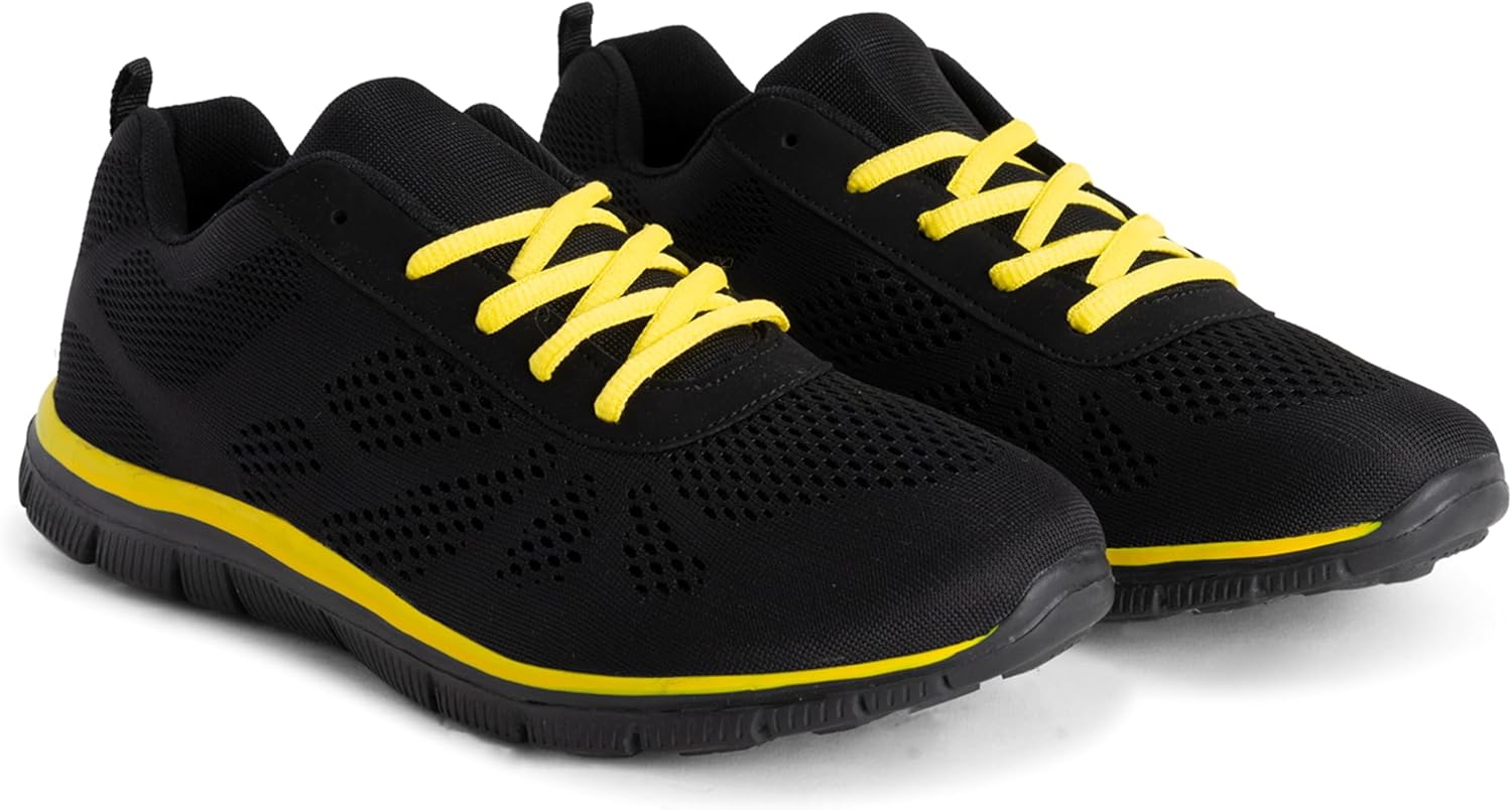 Get Fit Mens Mesh Running Trainers Athletic Walking Gym Shoes Sport Run