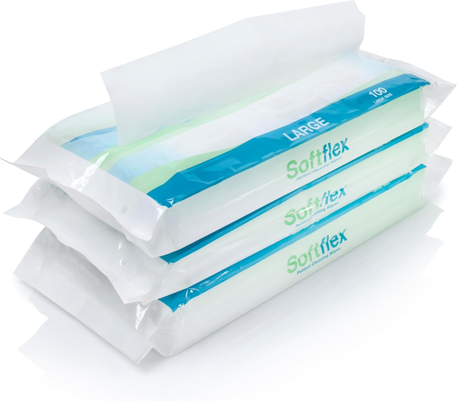 3 x Easy Care Solutions Standard Patient Dry Wipes | Large 30cm x 30cm | 3 Packs...