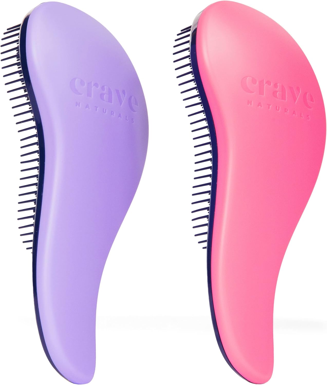 Crave Naturals Glide Detangler Hair Brush - Perfect for Curly Hair, Straight Hai...