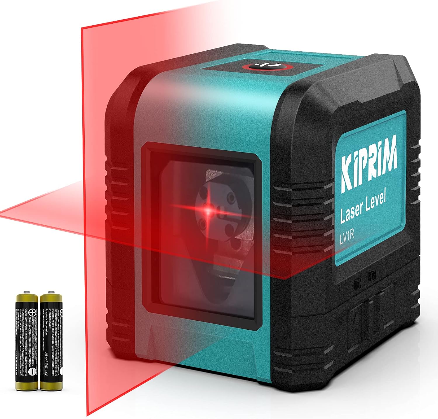 Kiprim Laser Level Self-Leveling Red Beam Horizontal and Vertical Cross-Line for...