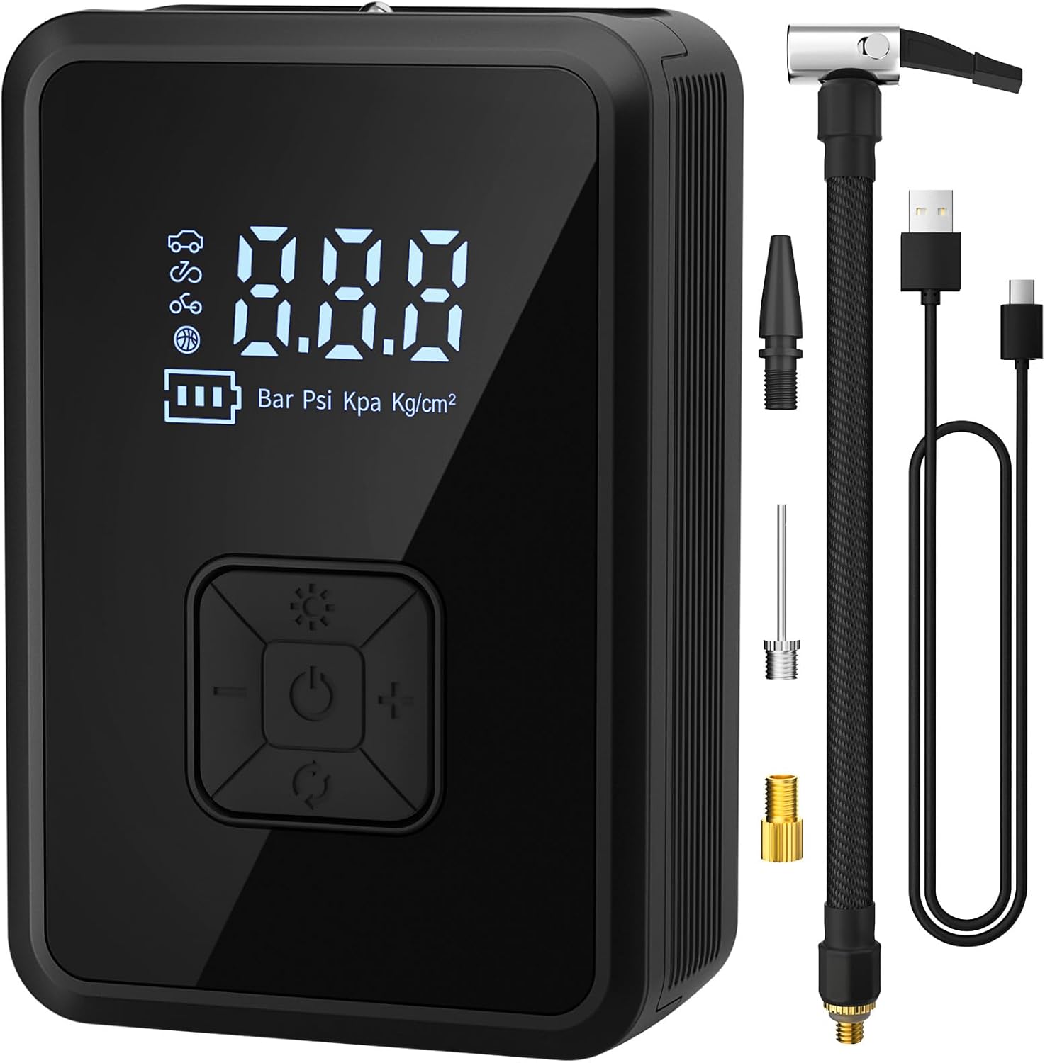 Oasser Tyre Inflator Cordless Air Compressor Car Tyre Pump 150PSI LED Light Mini...