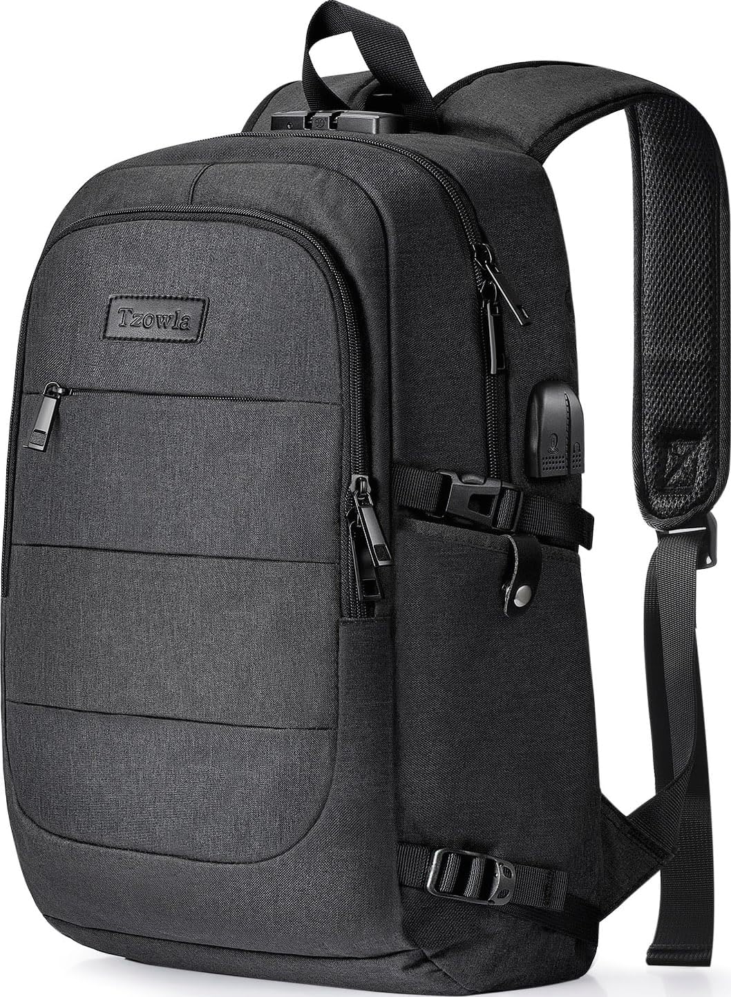 Tzowla Laptop Travel Backpack Mens Womens Water Resistant Anti-Theft Bag with US...