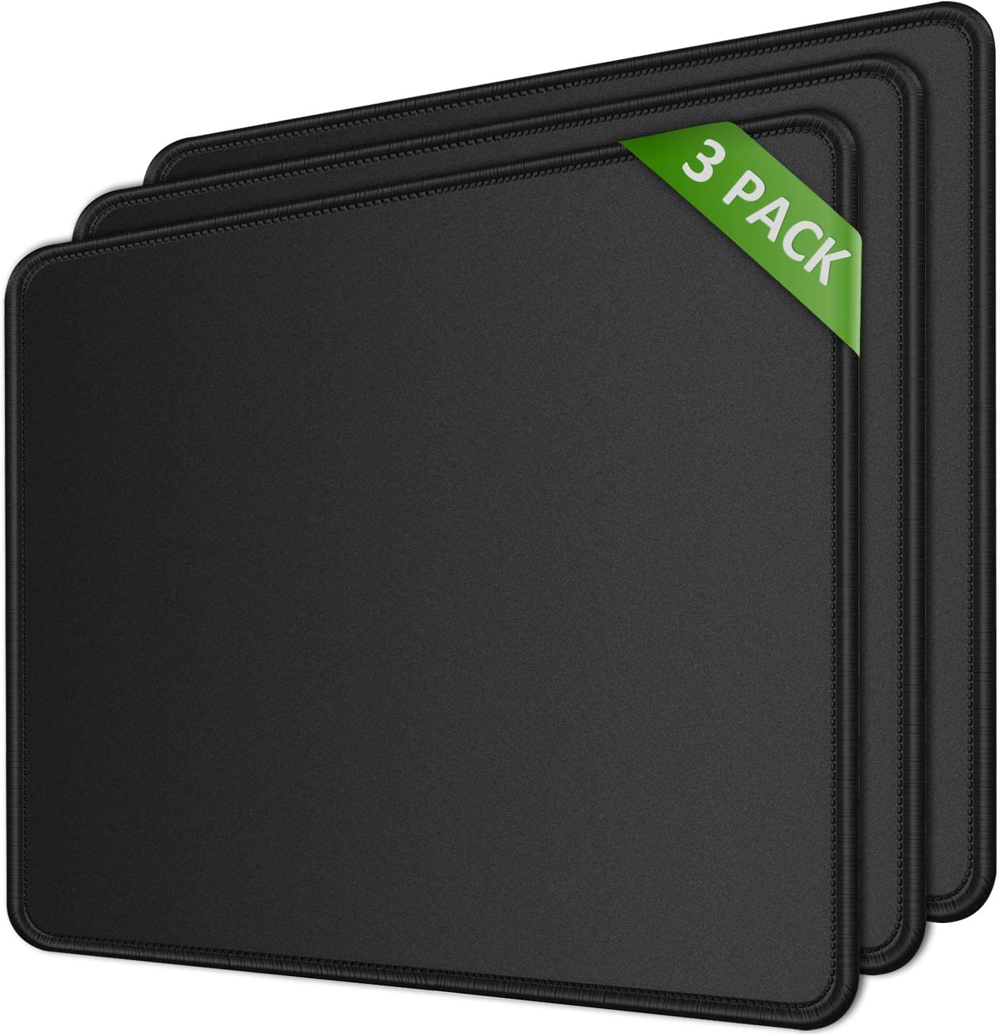 KTRIO Mouse Mat 3 Pack [30% Larger] with Stitched...