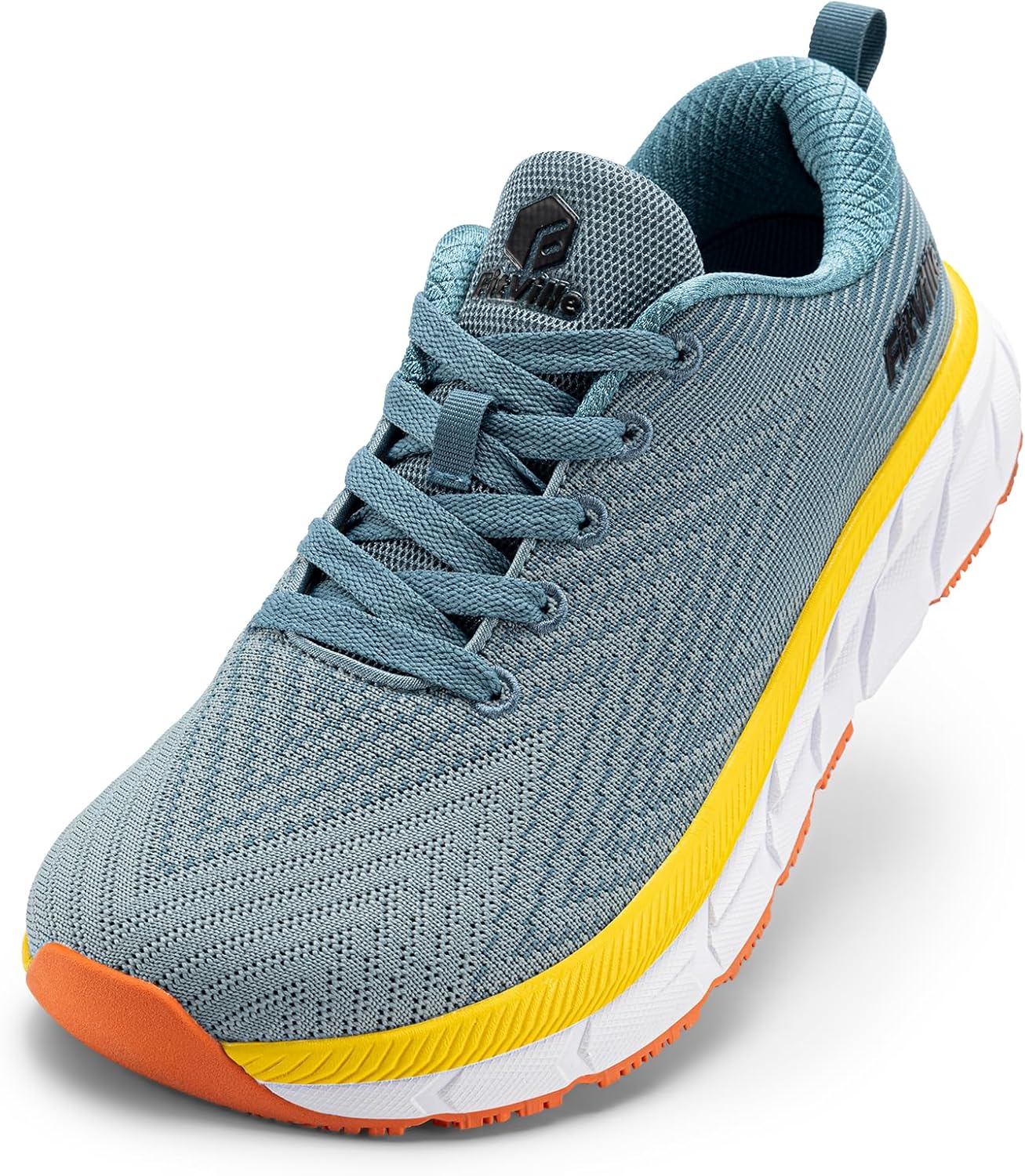 FitVille Wide Fit Trainers for Men Arch Support Road Running Shoes Lightweight B...