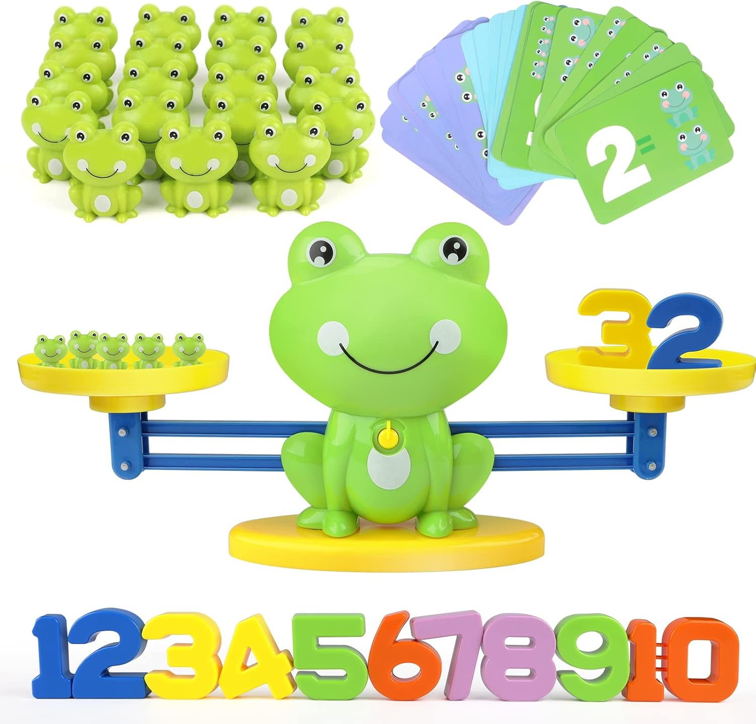 GILOBABY Balance Math Game Toys for Kids Toddlers,...