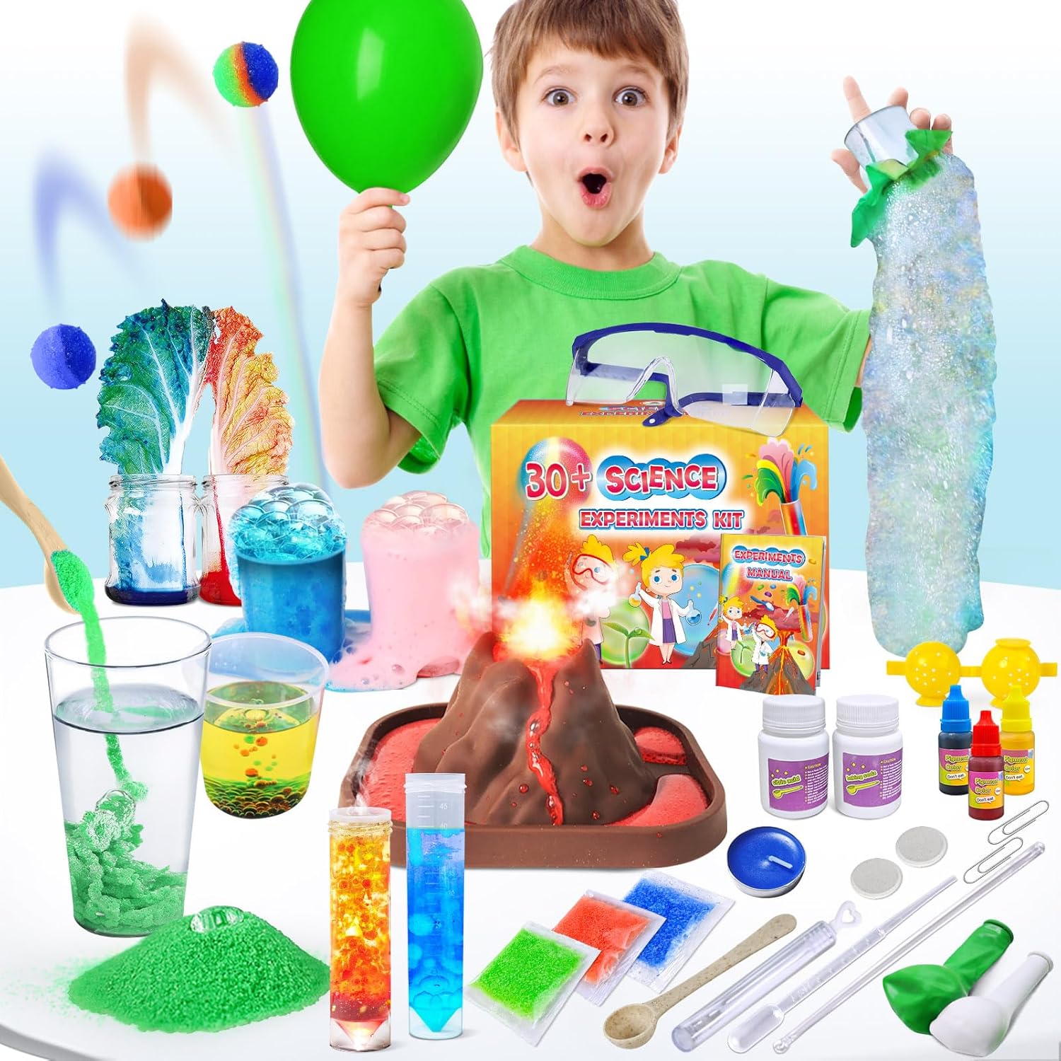 UNGLINGA 30+ Experiments Science Kits for Kids Educational S.T.E.M Toys Gifts fo...
