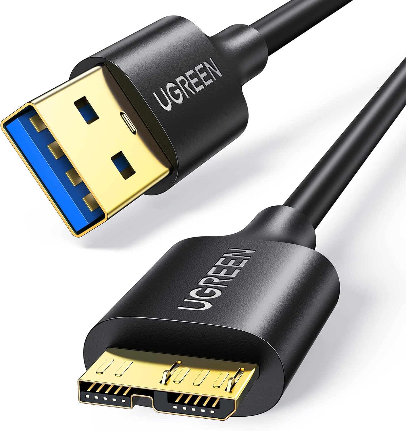 UGREEN Hard Drive Cable, USB 3.0 Type A to Micro U...