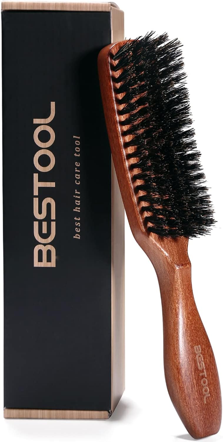 BESTOOL Hair Brush, Boar Bristle Hair Brush for Women Men Children Smoothing & S...