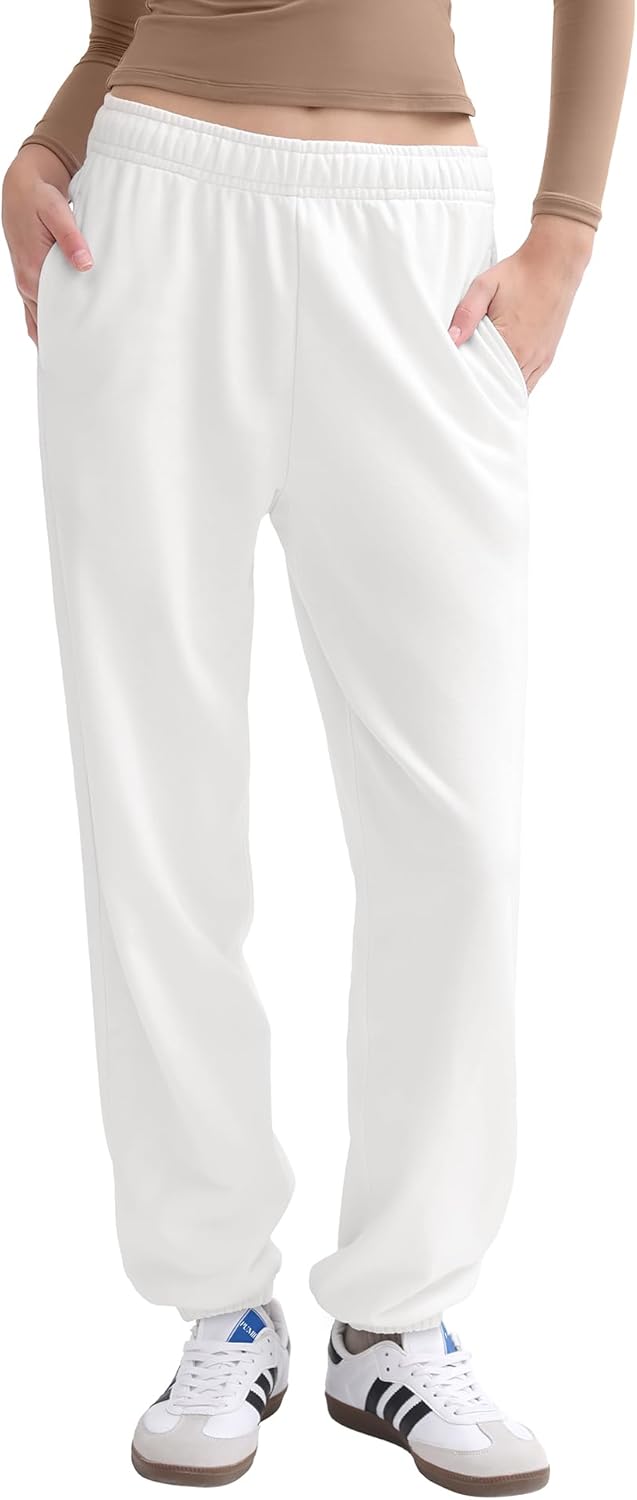 PUMIEY Women's Sweatpants High Waisted Baggy Sweat Pants Workout Casual Joggers...