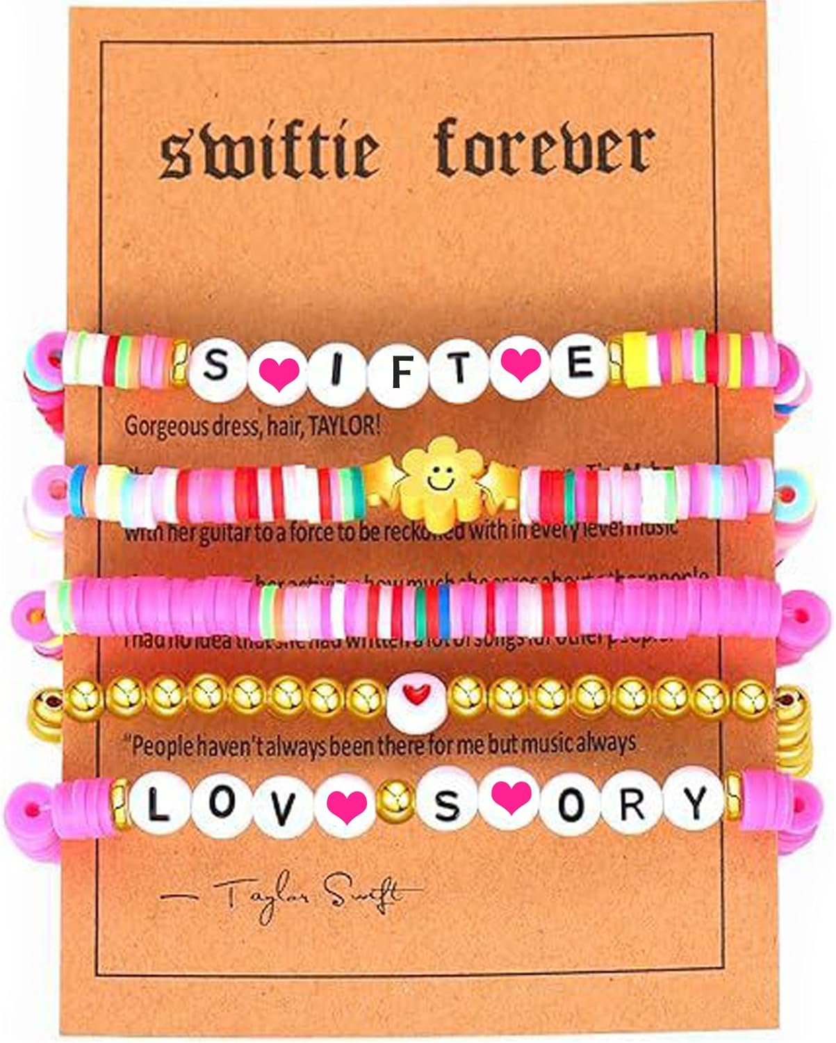 FUNTE® Friendship Bracelets, Bracelets Birthday Gifts For Girl Women Sister Musi...