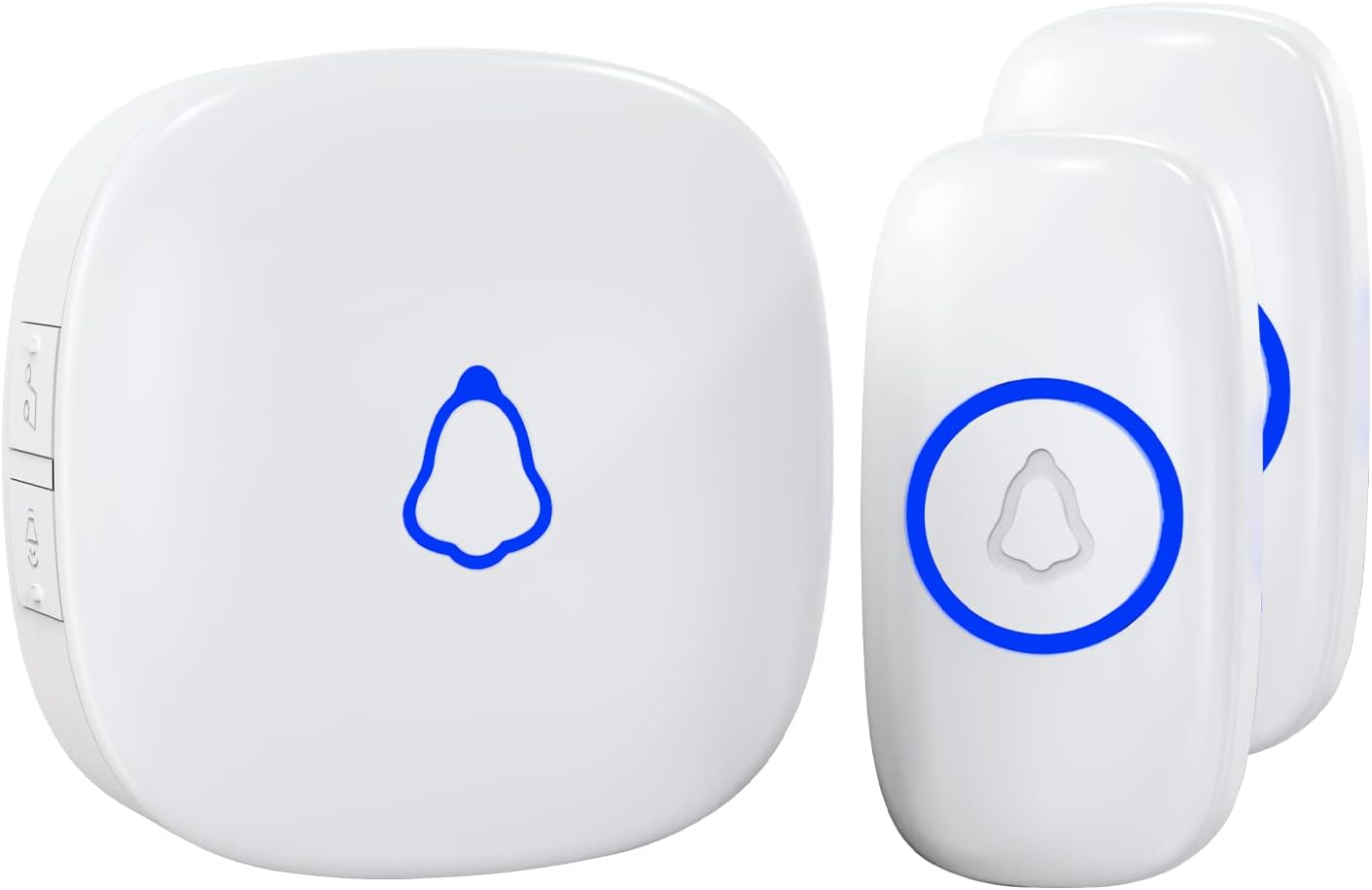 SECRUI Wireless Doorbell, Electric Cordless Door Bells Chime IP55 Waterproof Bat...
