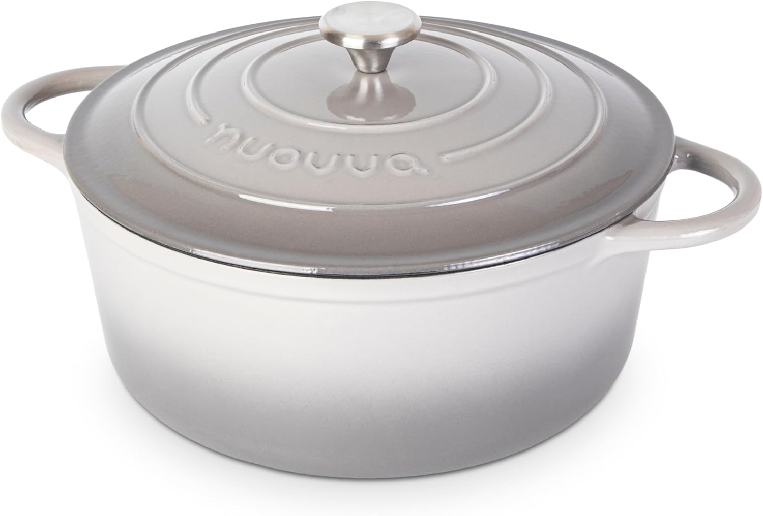 Cast Iron Dutch Oven with Lid – Non-Stick Ovenproof Enamelled Casserole Pot – St...