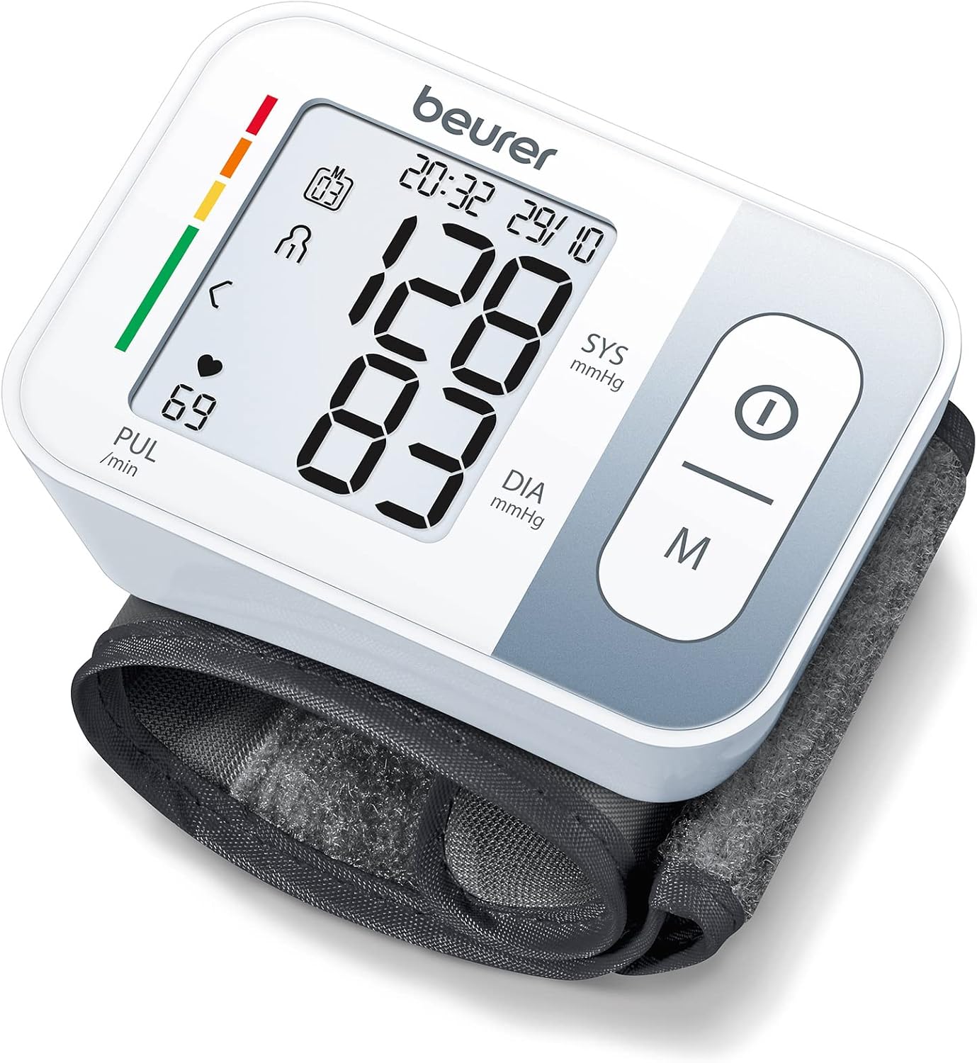 Beurer BC28 Wrist Blood Pressure Monitor With Arrhythmia Detection, Fully automa...