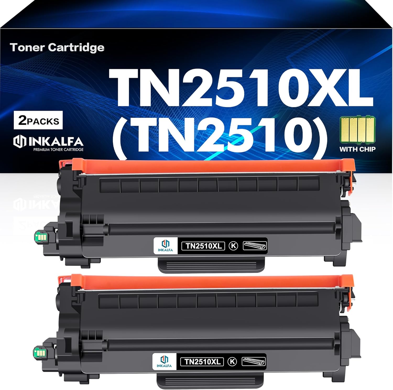 TN2510XL TN2510 TN-2510XL Toner Cartridge: Compatible for Brother TN-2510 TN 251...
