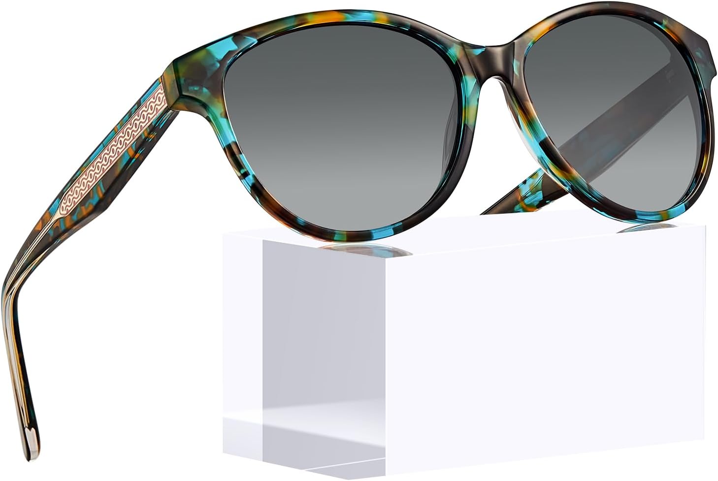 CARFIA Vintage Womens Sunglasses Polarised UV Protection for Driving Outdoor Tra...
