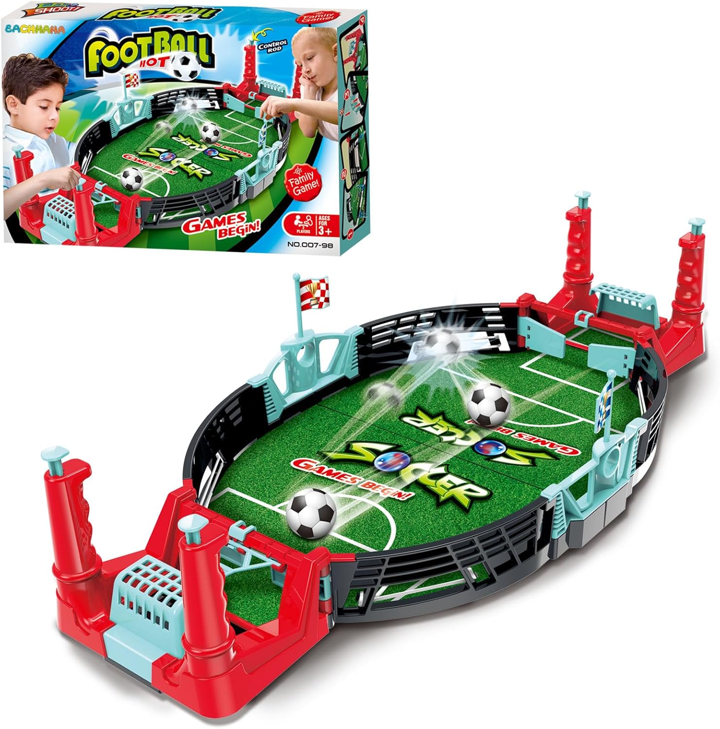 EACHHAHA Tabletop Football Game,Mini Table Soccer Game, Parent-child interactive...
