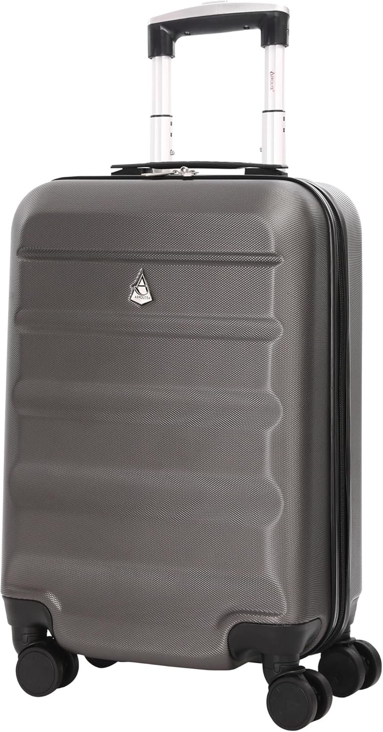 Aerolite Lightweight 55cm Hard Shell 34L Travel Ca...