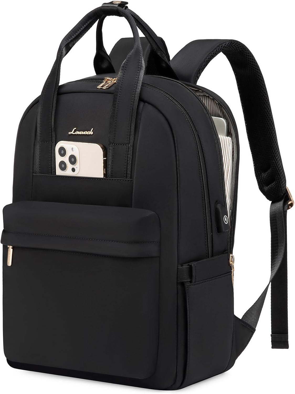 LOVEVOOK Backpack Womens, 15.6 inch Laptop Rucksack Bag for Women, Waterproof La...