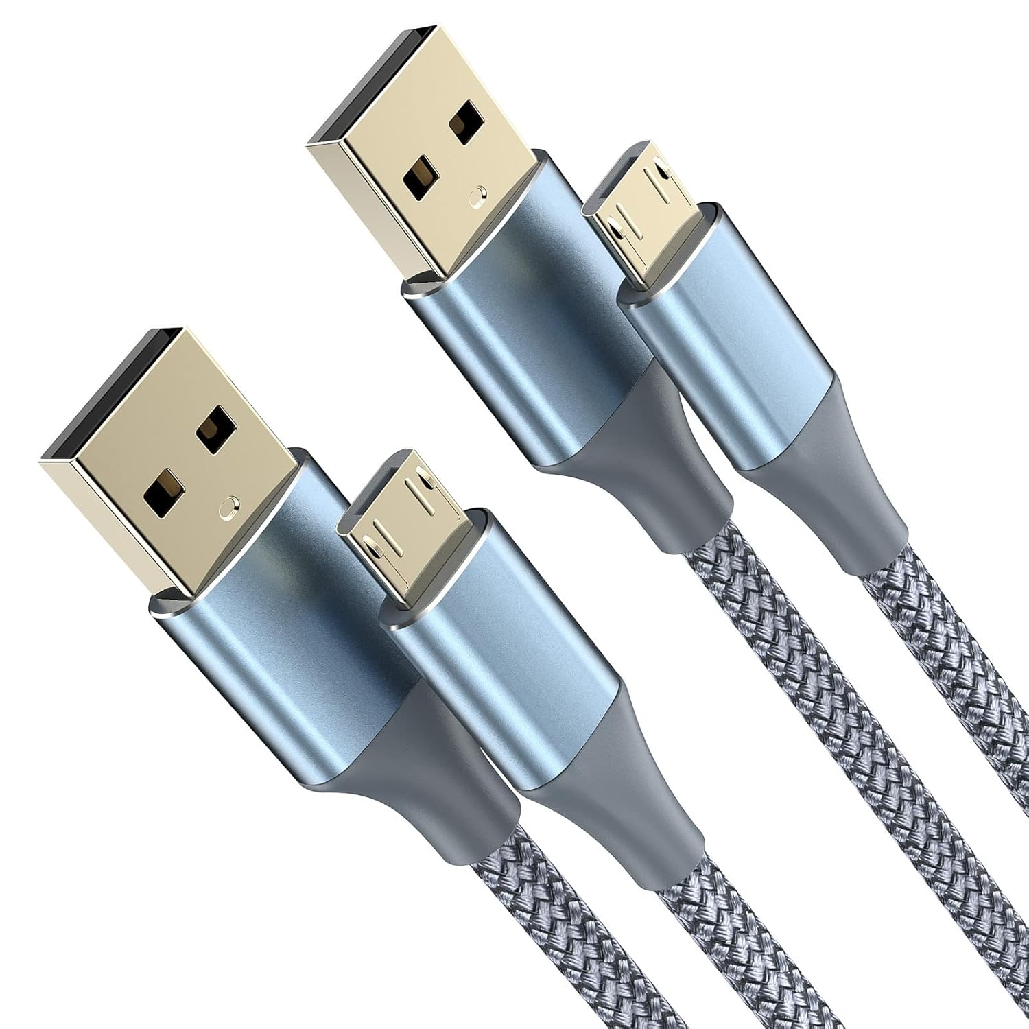 BJIDS Micro USB Cable 3M 2Pack Long Micro USB Android Charger Cable Nylon Braide...