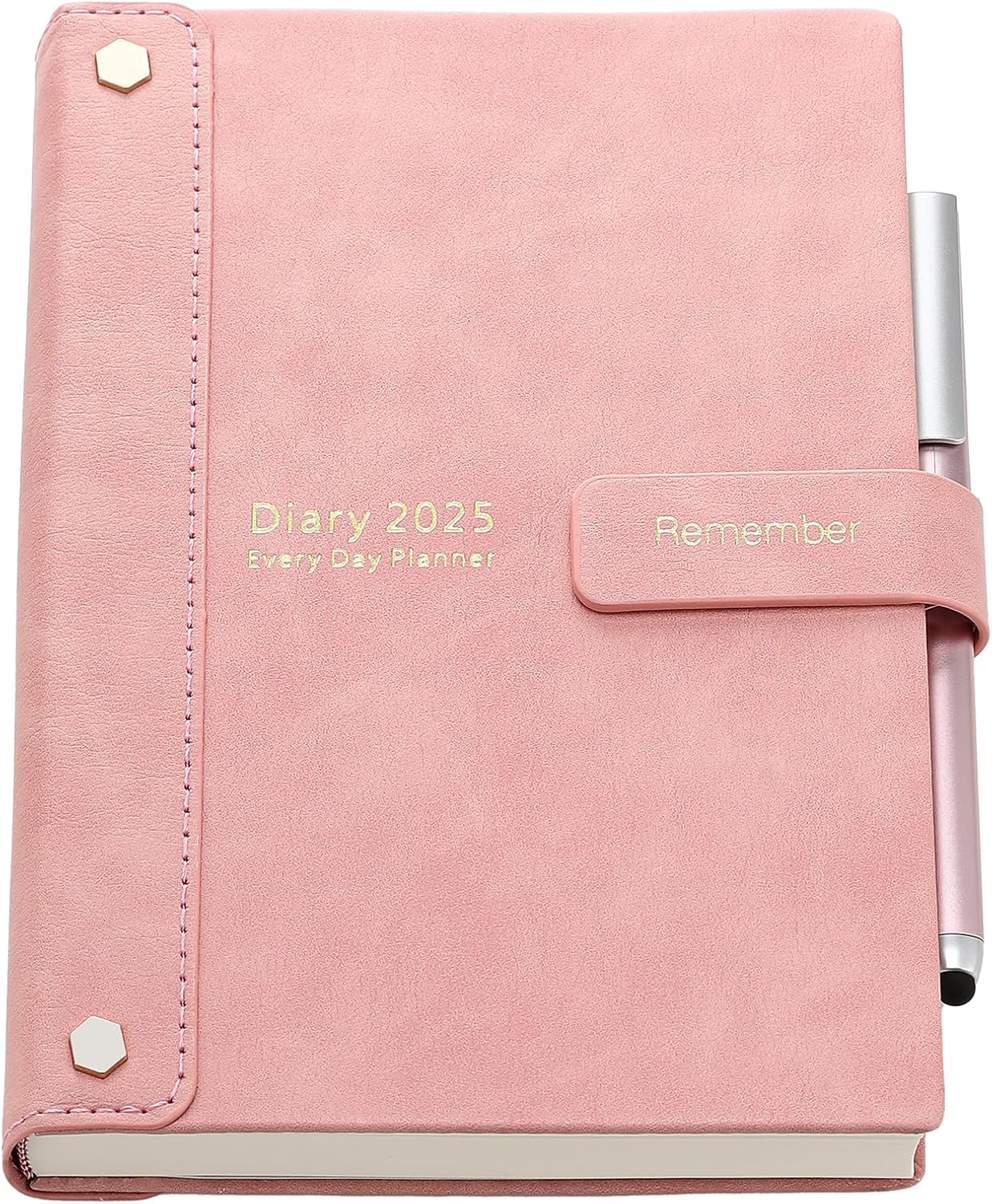 Academic Diary 2025,Agenda 25 Diary A5 Page a Day,Hardcover Organiser Year Diary...