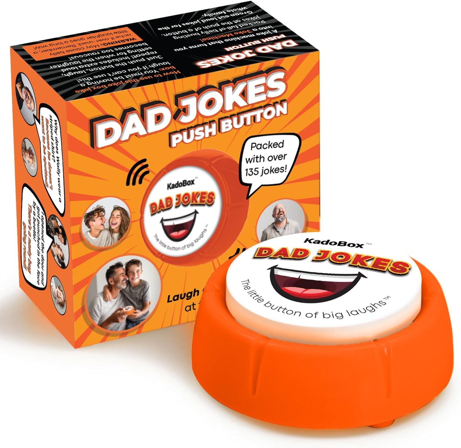 Funny Dad Jokes Electronic Sound Button - 135+ British One Liner Audio Dad Jokes...