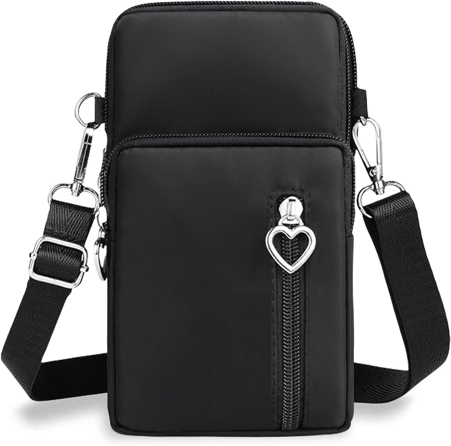 Aucuu Women Crossbody Phone Bag, Nylon Mini Crossbody Shoulder Bag with Detachab...