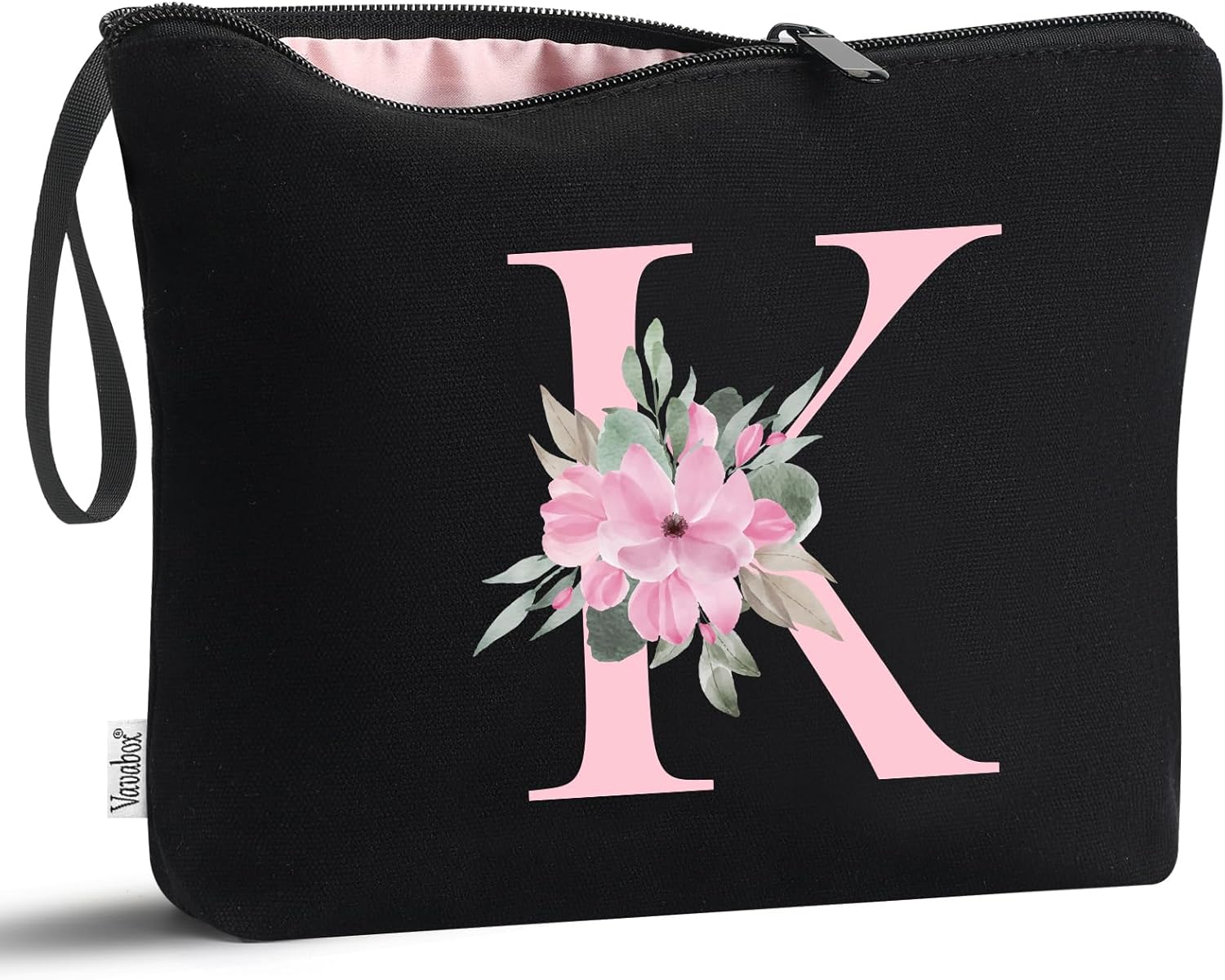Vavabox A-Z Personalized Initial Makeup Bag, Birthday Gifts for Women Unique,Bri...