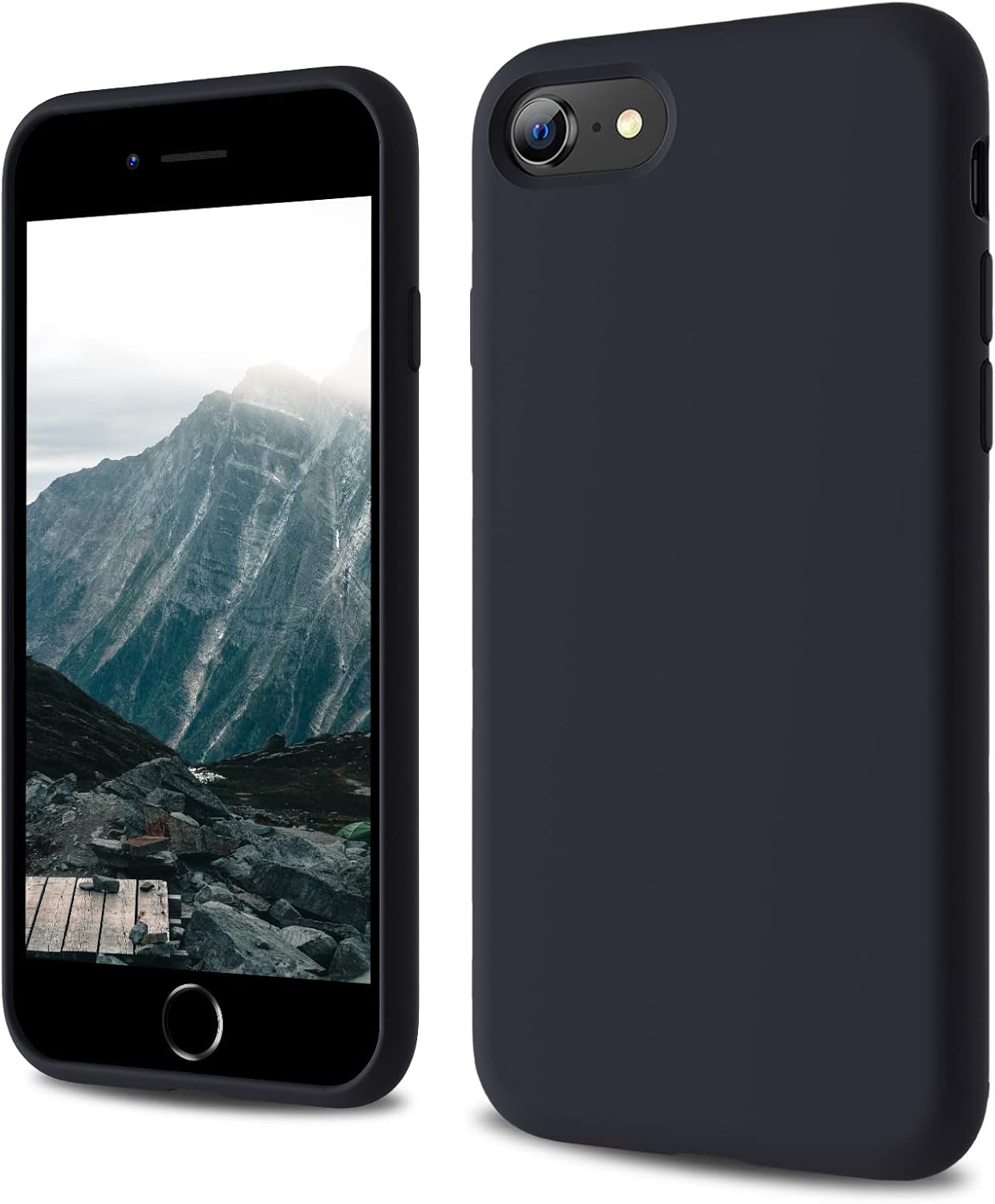 CALOOP Designed for iPhone SE Case 2020/2022, iPhone 8/7 Case, Liquid Silicone F...