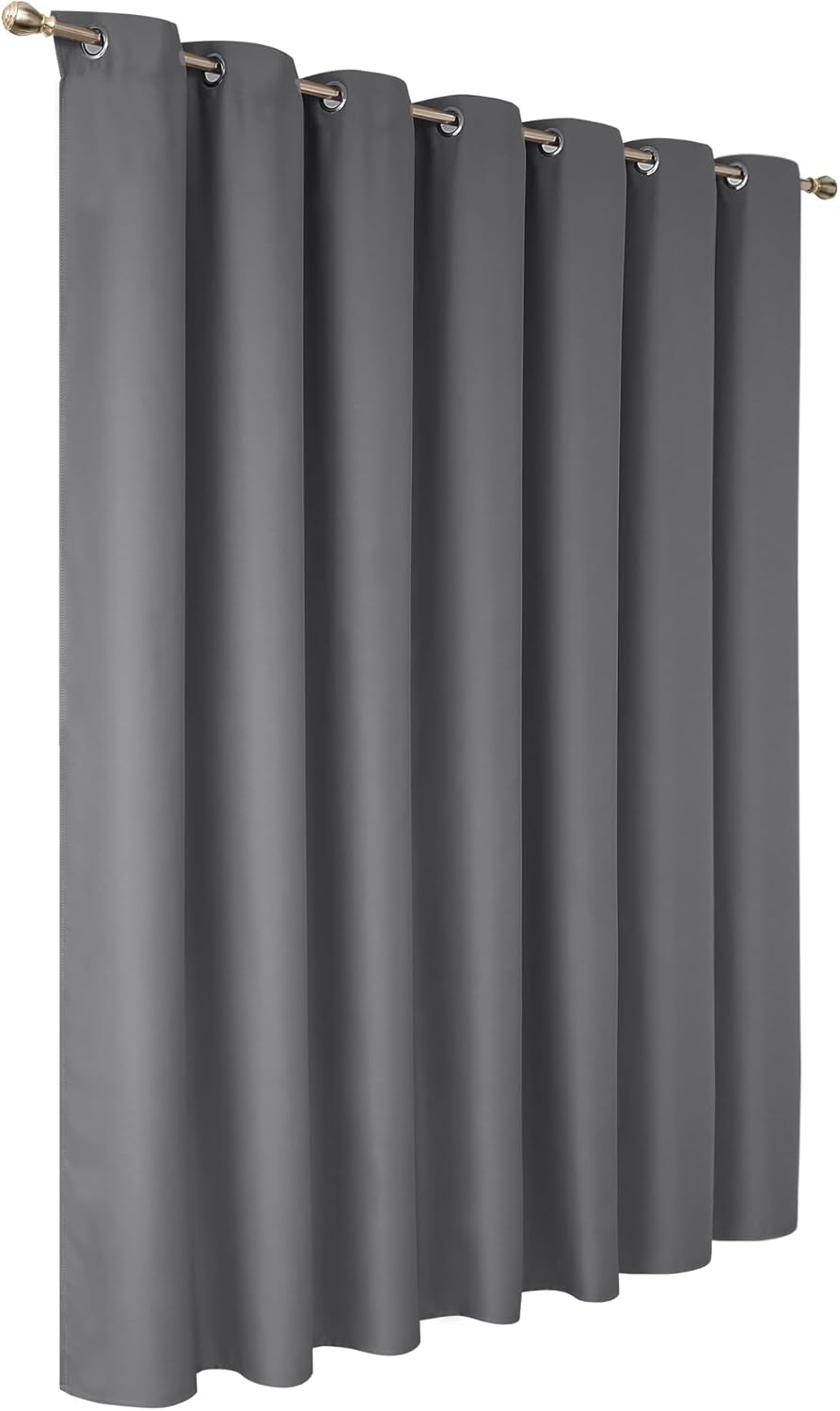 Deconovo Energy Saving Thermal Blackout Curtain Eyelet, Noise Reducing Door Curt...