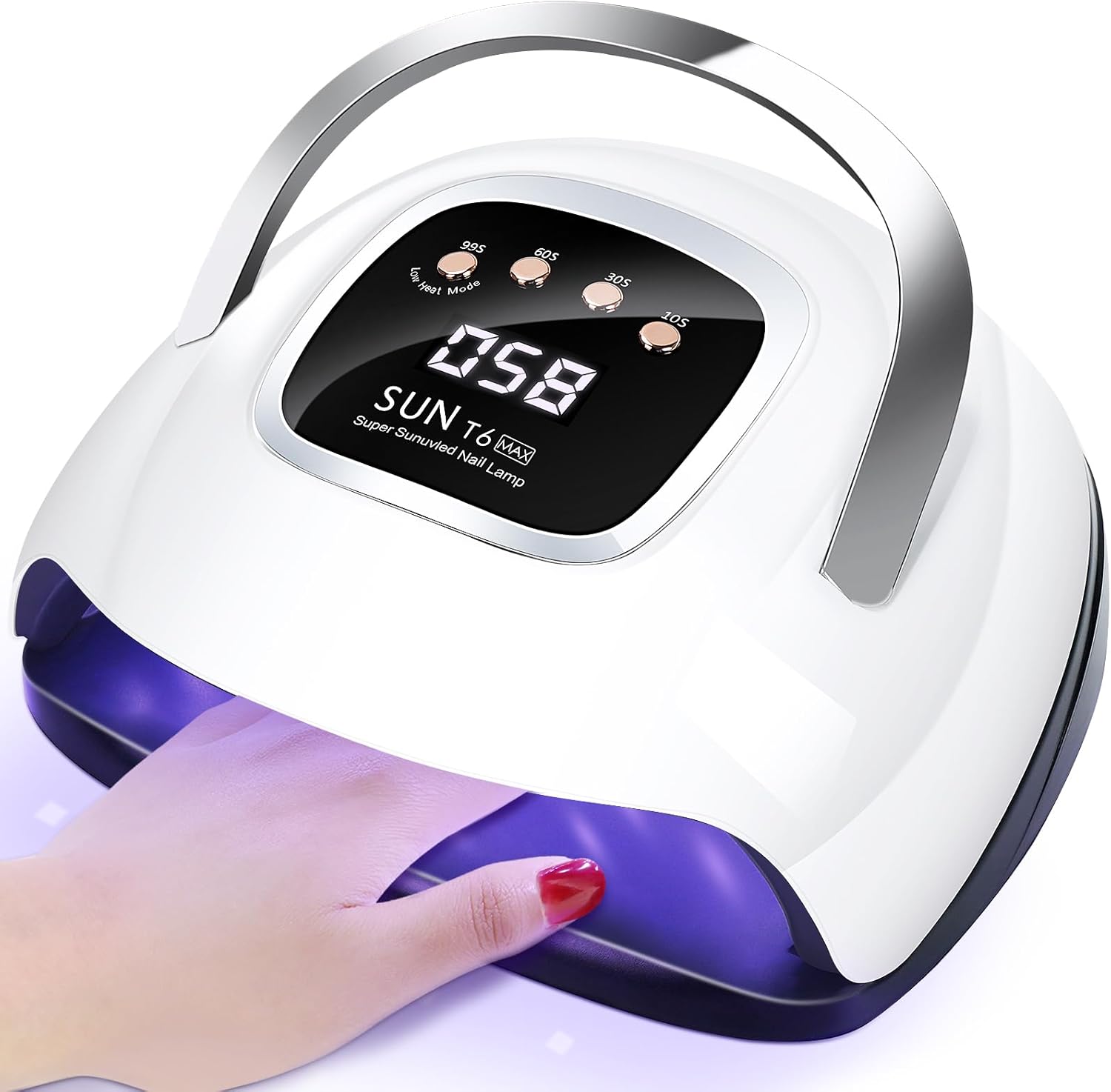 UV Nail Lamp, Led Nail Lamps for Gel Nail Dryer LKE 220W Professional UV LED Nai...