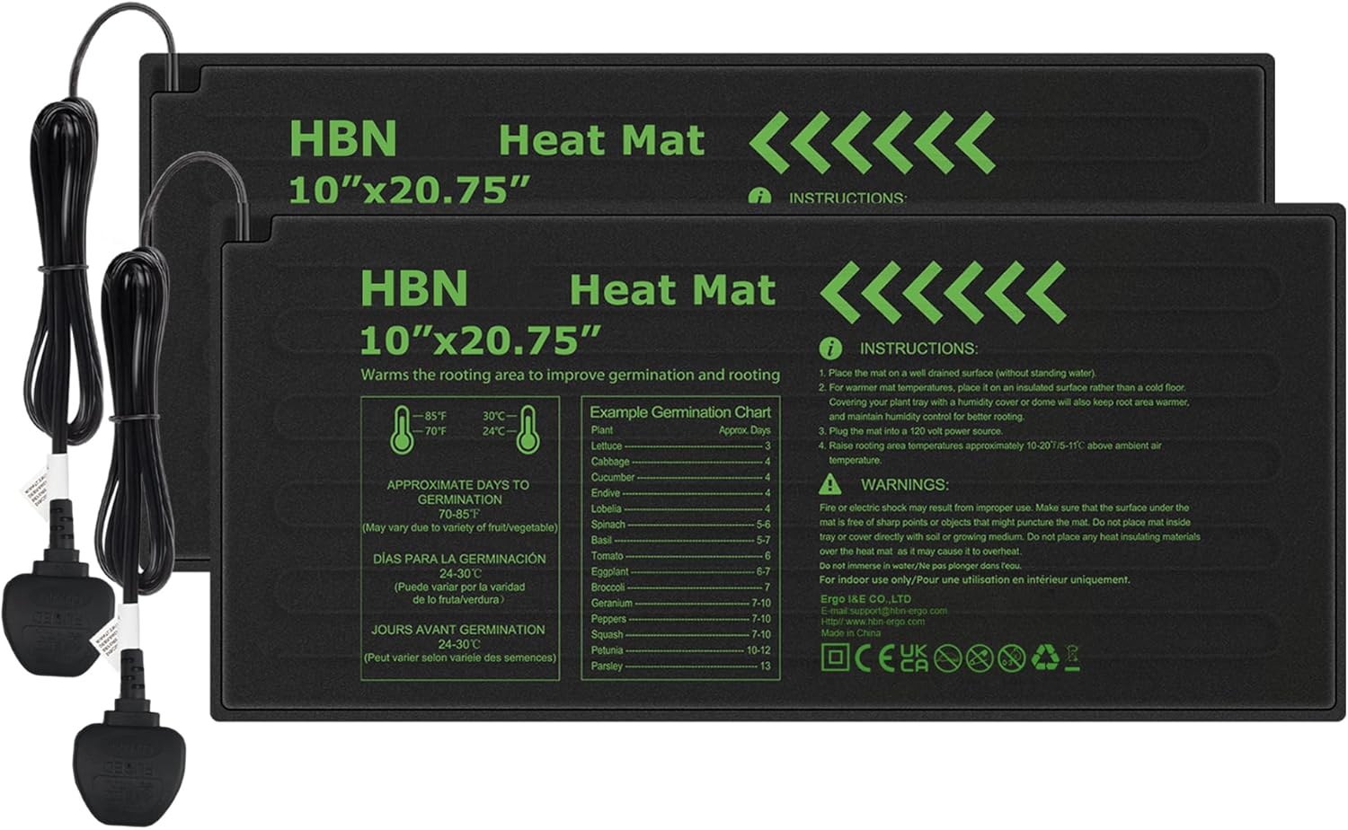 Durable Seedling Heat Mat,Waterproof Hydroponic Heating Pad,Seedling Heating Pad...
