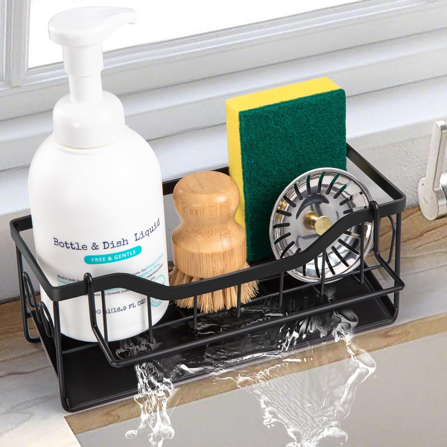 Sinnsally Kitchen Sink Caddy Organiser,Sink Tidy Kitchen Sink Organizer,Sink Sto...