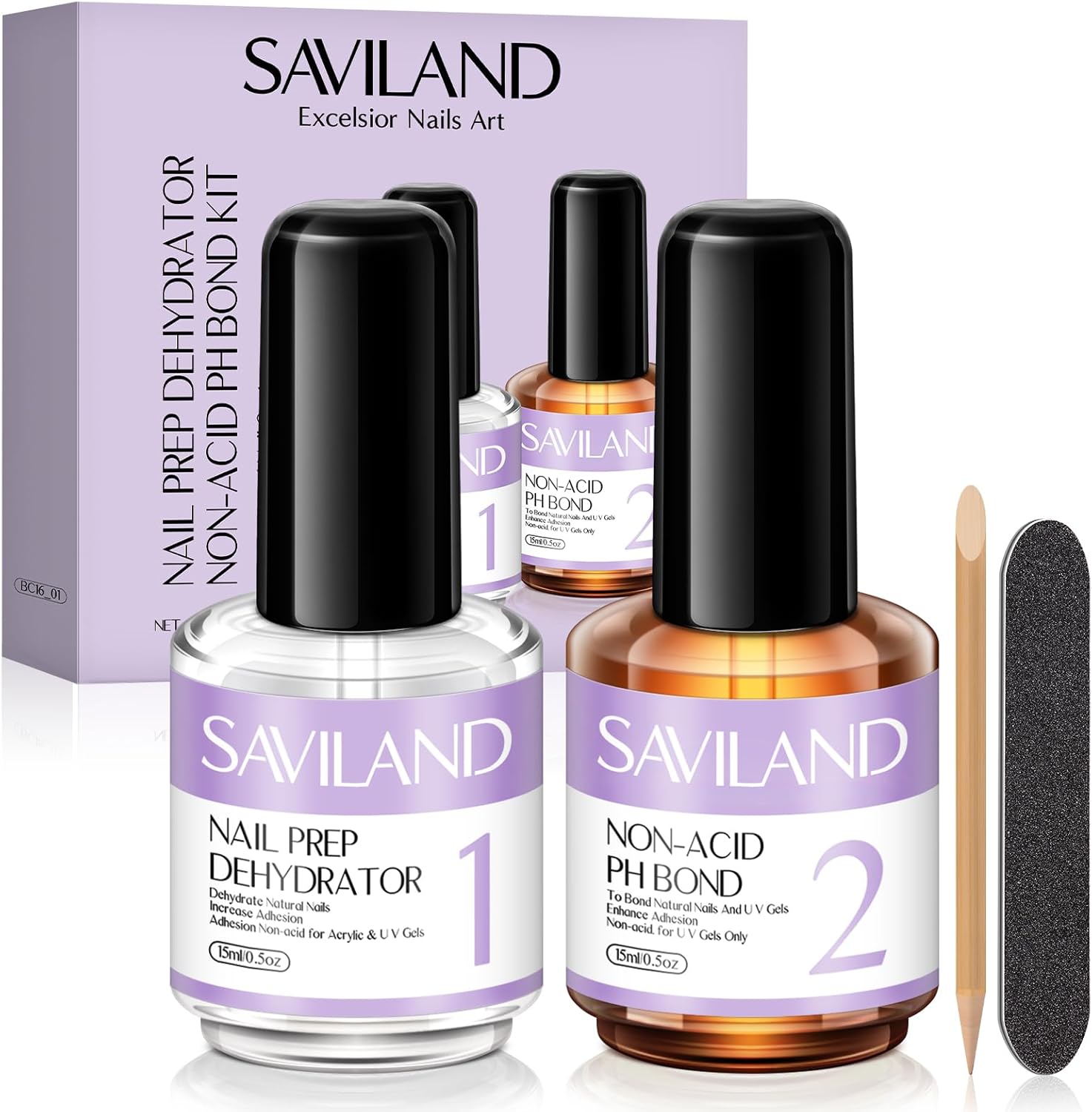Saviland Nail Primer and Dehydrator- Acid Free Nat...