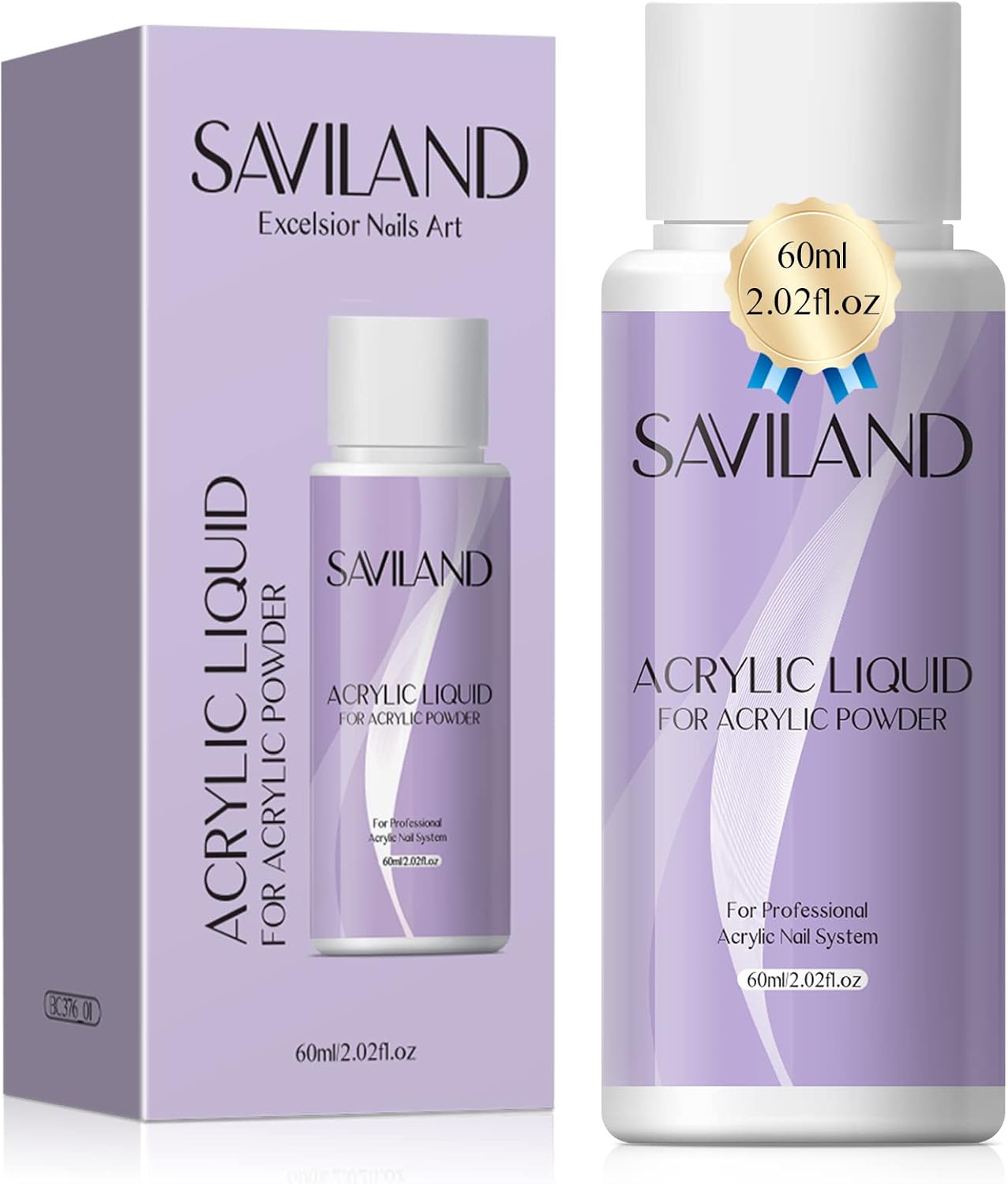 Saviland 60ML Acrylic Liquid: MMA-Free Monomer Non-Yellowing Monomer for Acrylic...