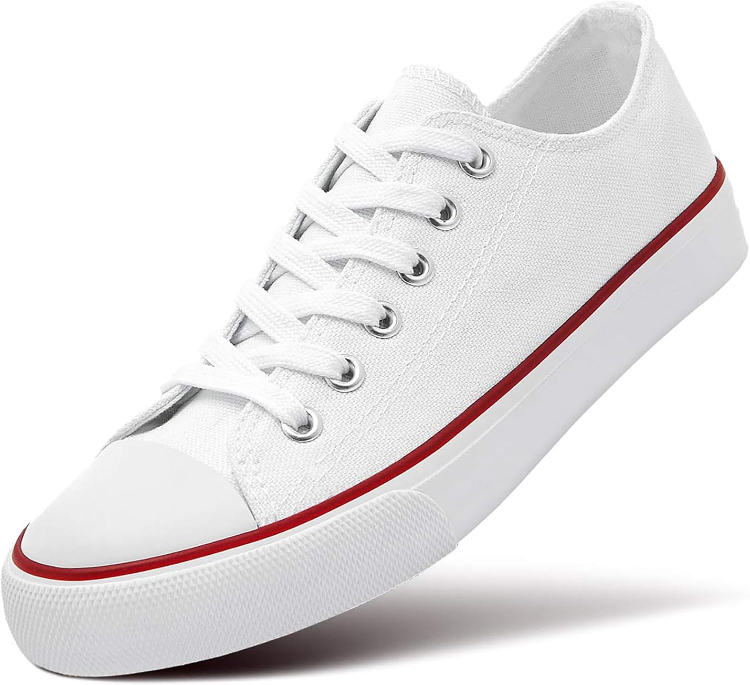 ZGR Women's Canvas Low Top Sneaker Lace-up Classic Casual Shoes for Women 10 Low...