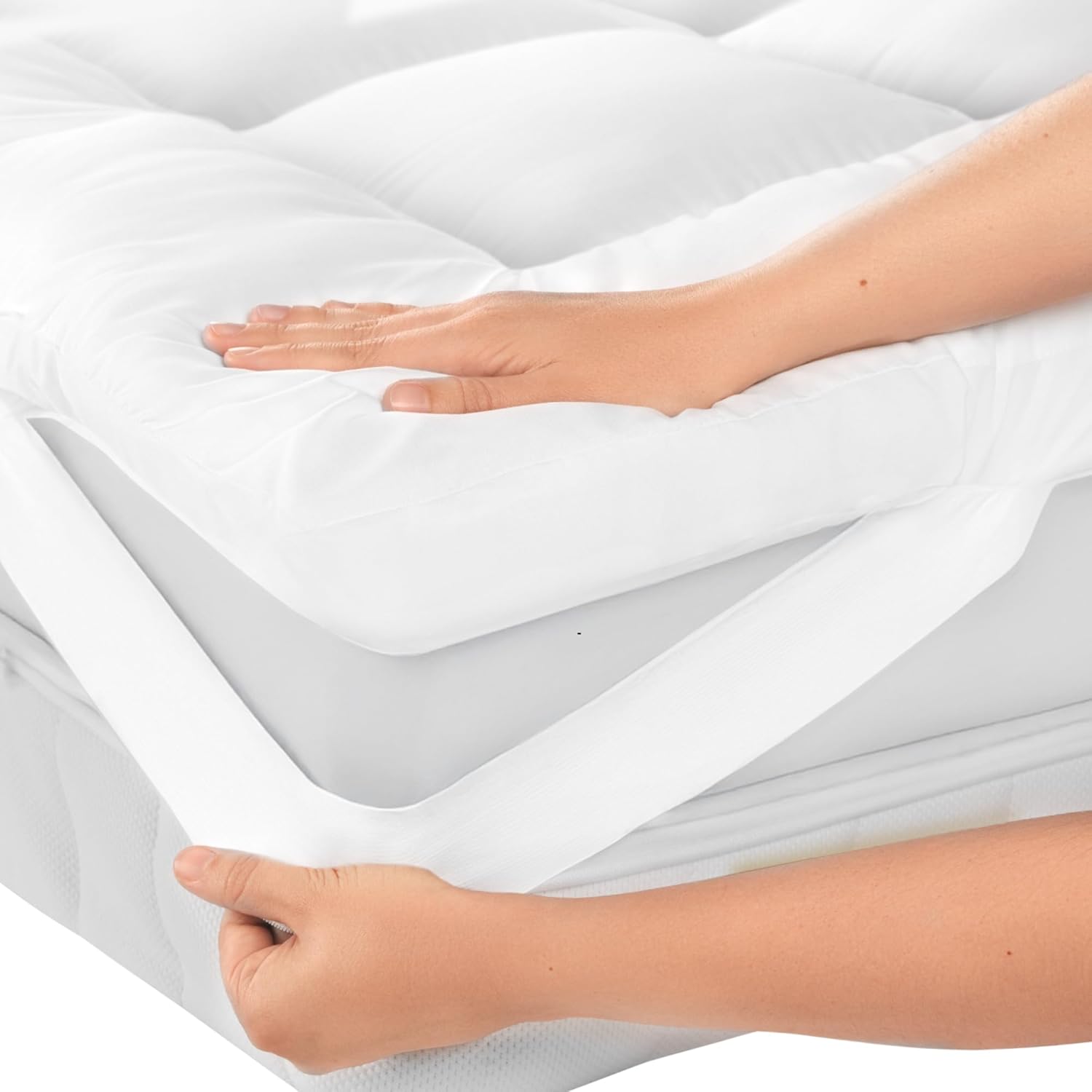 Ultra Soft Twin Mattress Topper - Cloud-Like Mattress Pad for Back Pain Relief -...