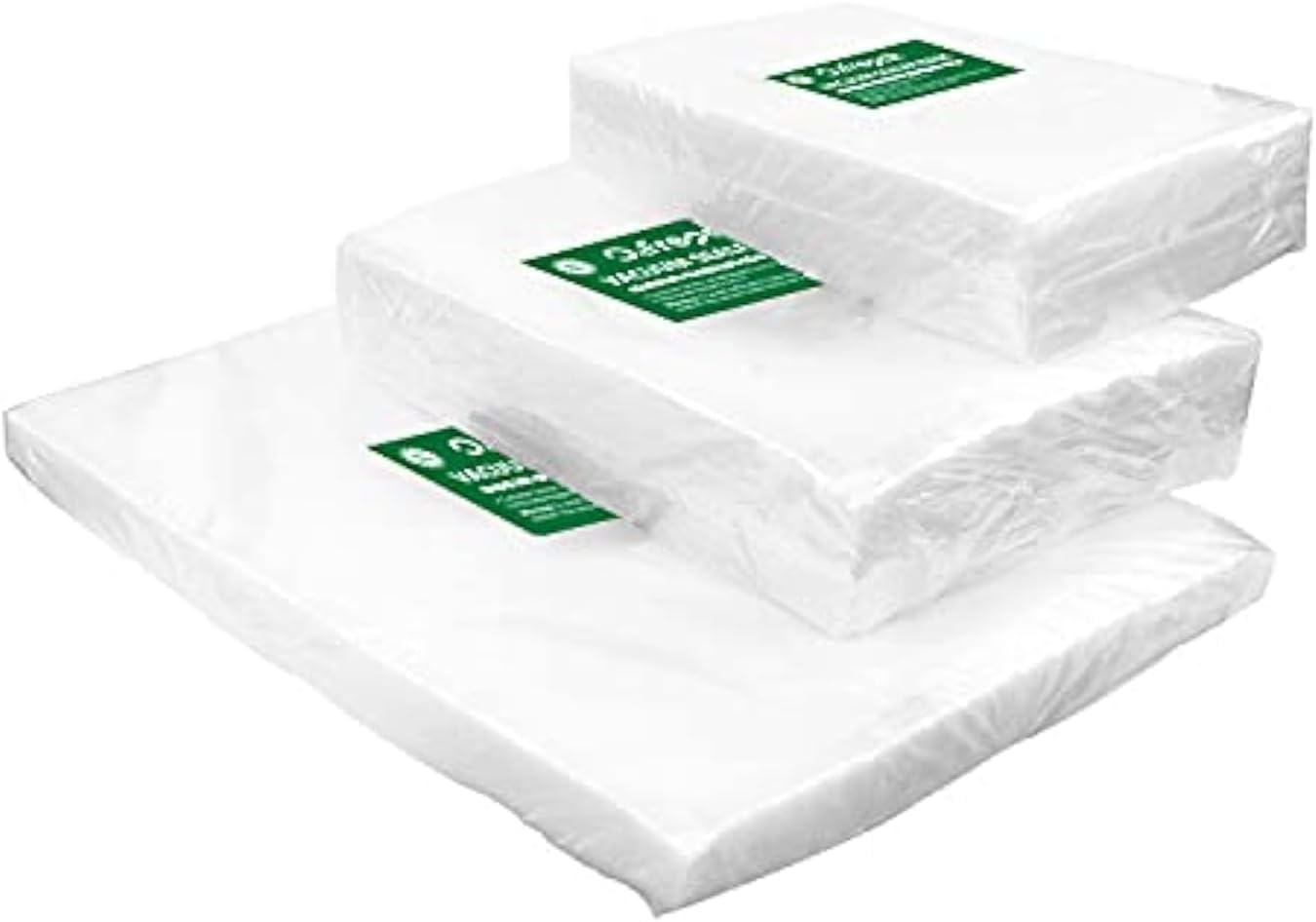 O2frepak 150 Count 50 of Each Size15X25cm20x30cm28x40cmTextured Vacuum Sealer Ba...