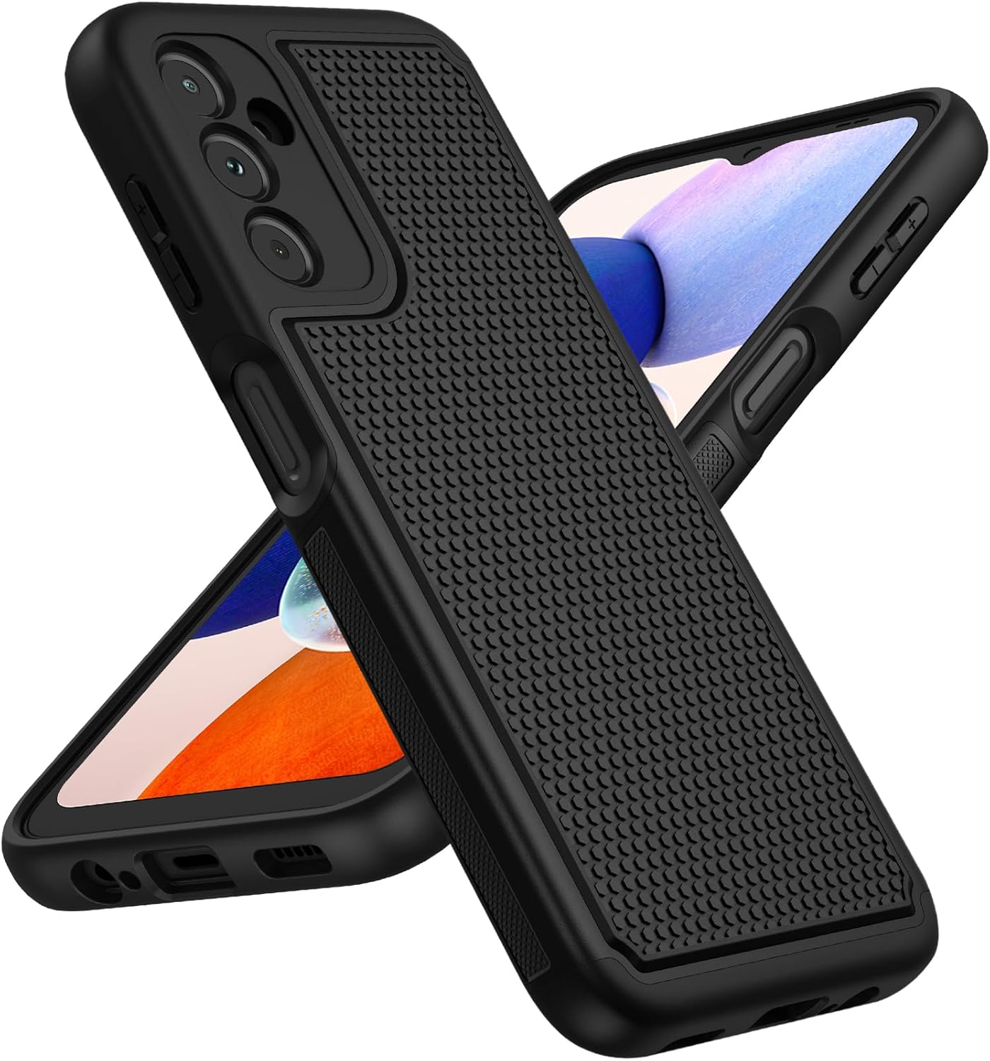 FNTCASE for Samsung Galaxy A14 5G Case: Dual Layer Protective Heavy Duty Cell Ph...