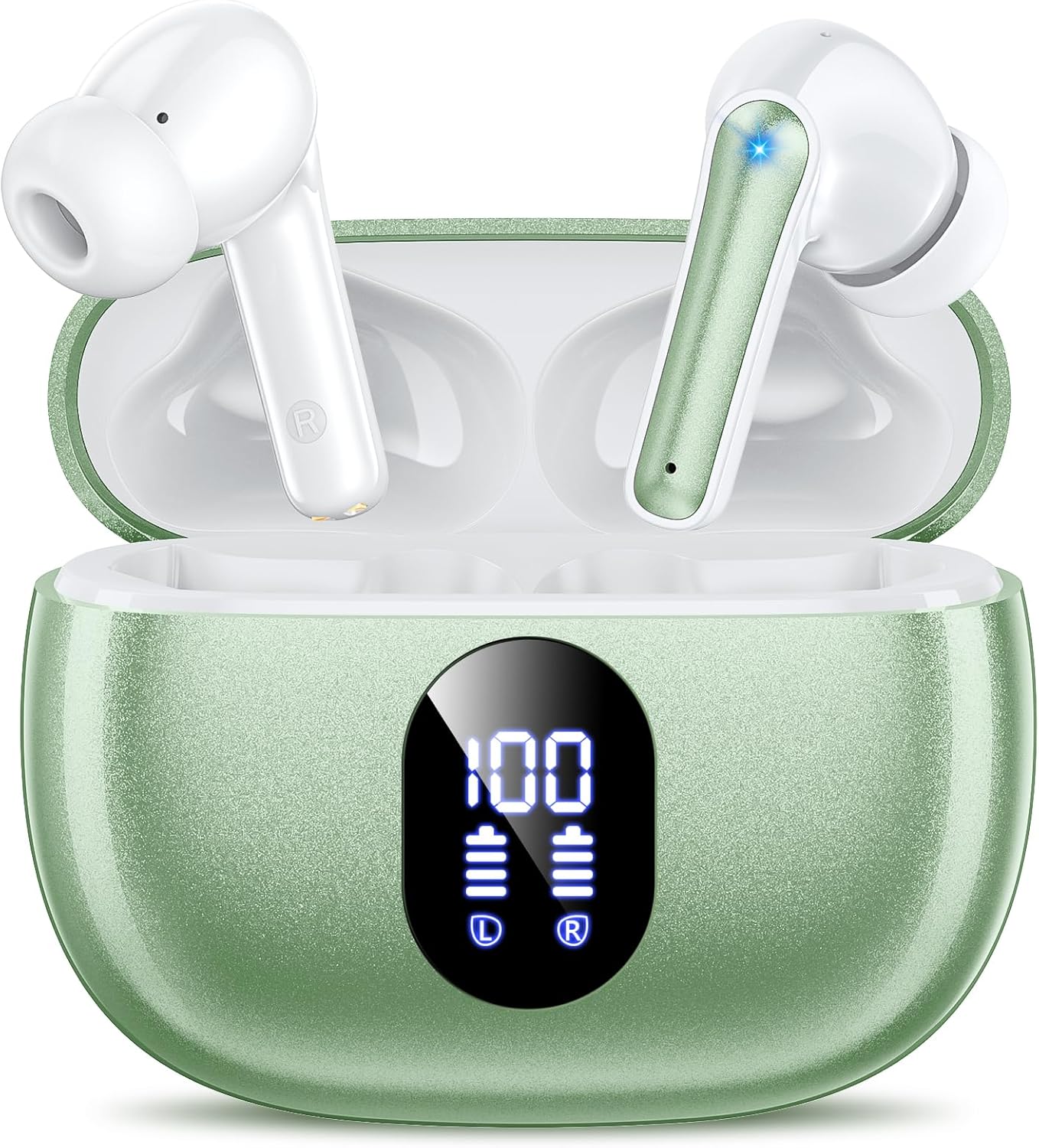 Wireless Earbuds, Bluetooth Ear Buds with Big Bass Stereo Sound, 48 Hours Playti...