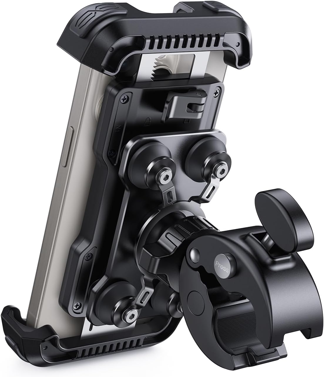 Lamicall Motorcycle Phone Mount Holder - [Dual Vib...