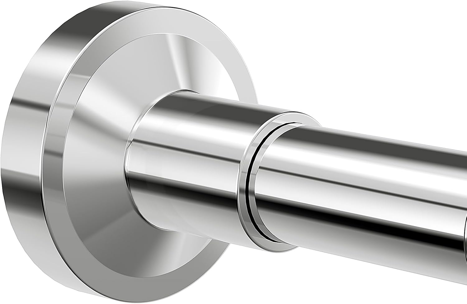 Shower Curtain Rod 32-61 Inches Adjustable, Non-Slip Spring Tension Shower Rod S...