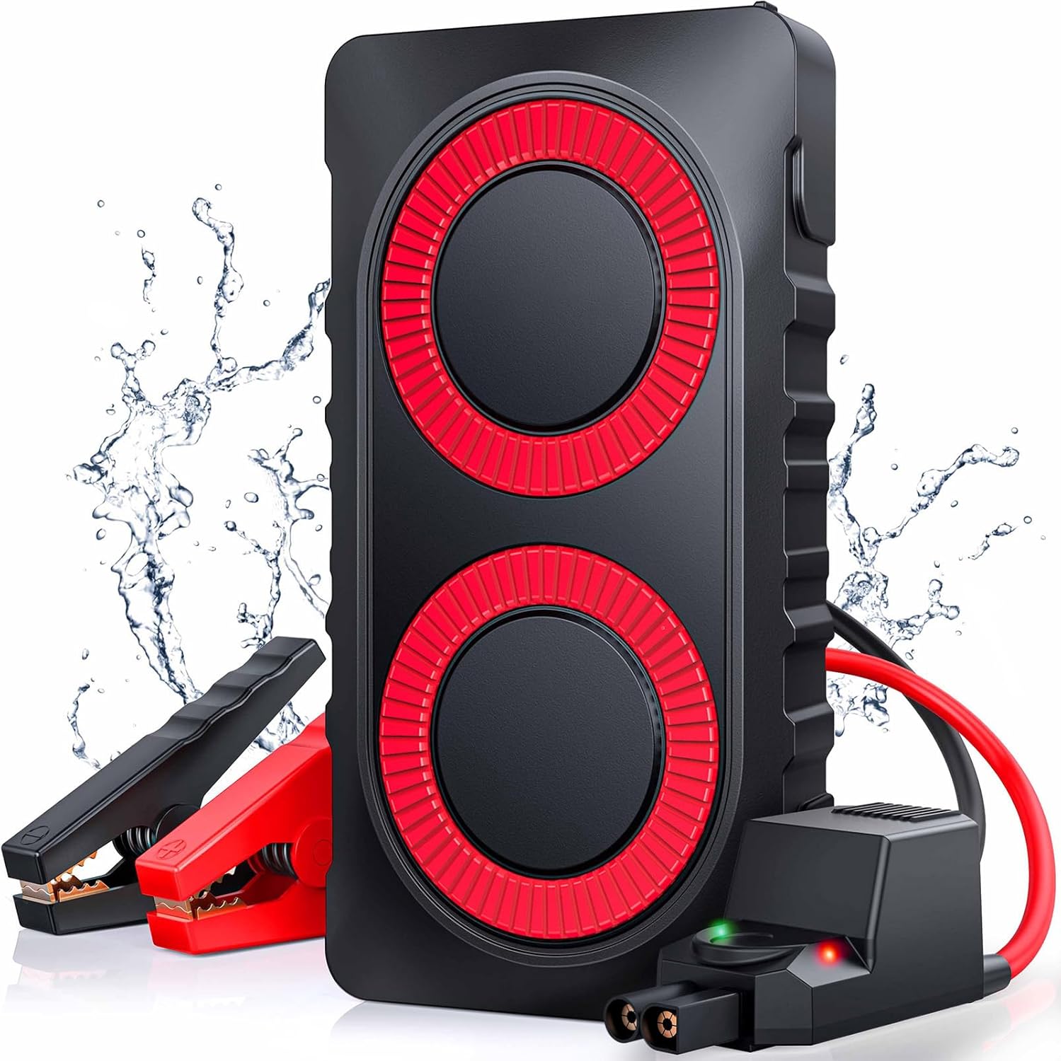 Car Battery Jump Starter 2000A Jump Box 12800mAh Portable Jump Starter Battery P...