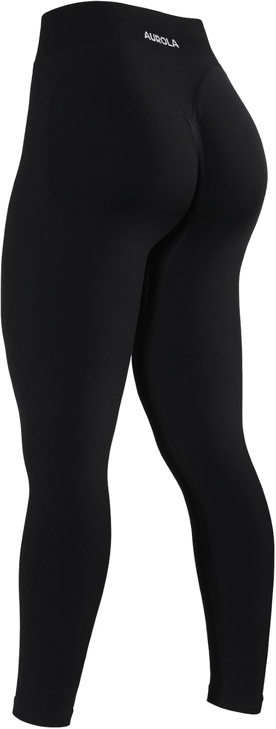AUROLA Influence Workout Leggings for Women, Seamless Compression Tummy Control...