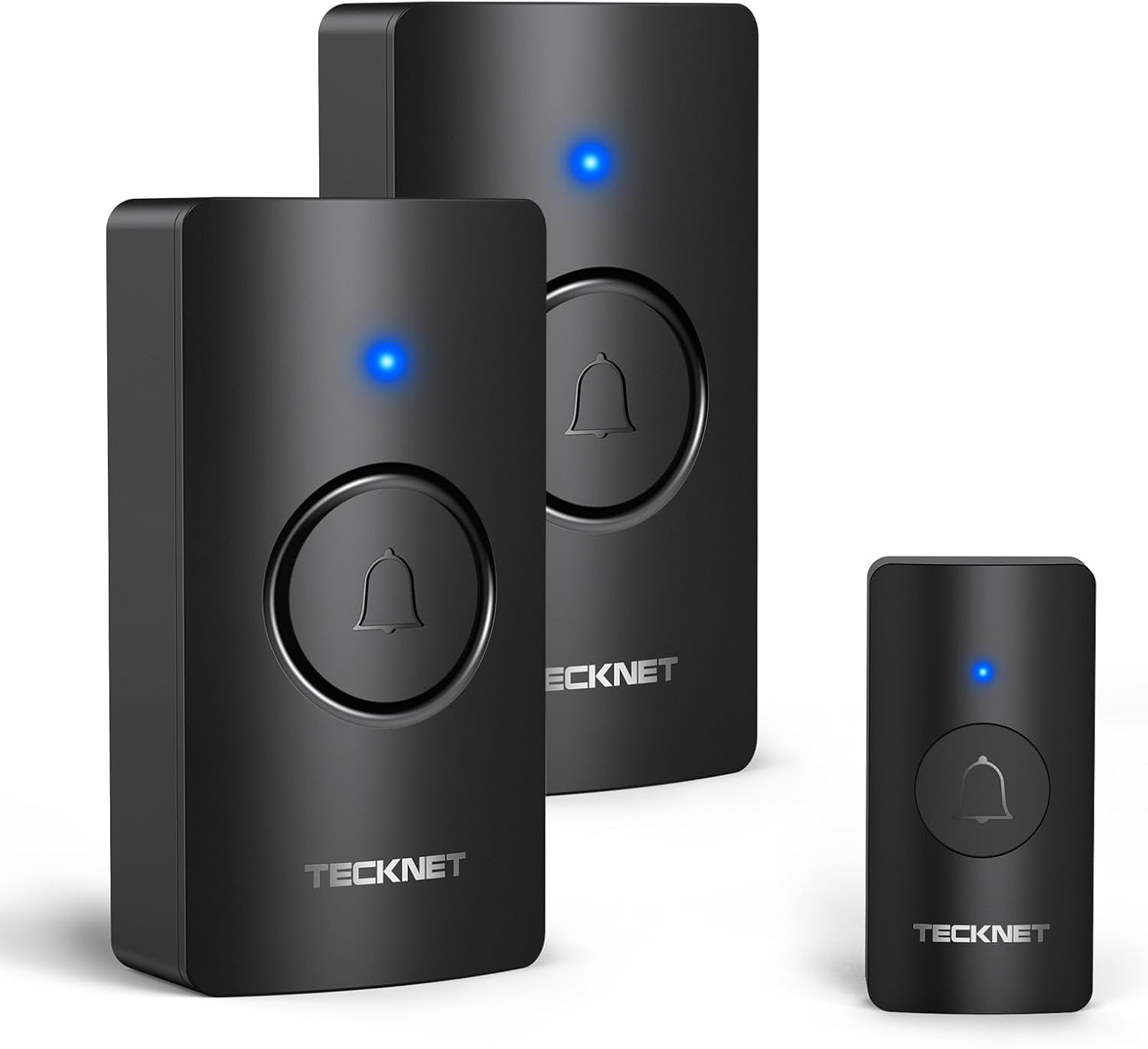 TECKNET Wireless Doorbell, Door Bells Wireless IP65 Waterproof Battery Operated...